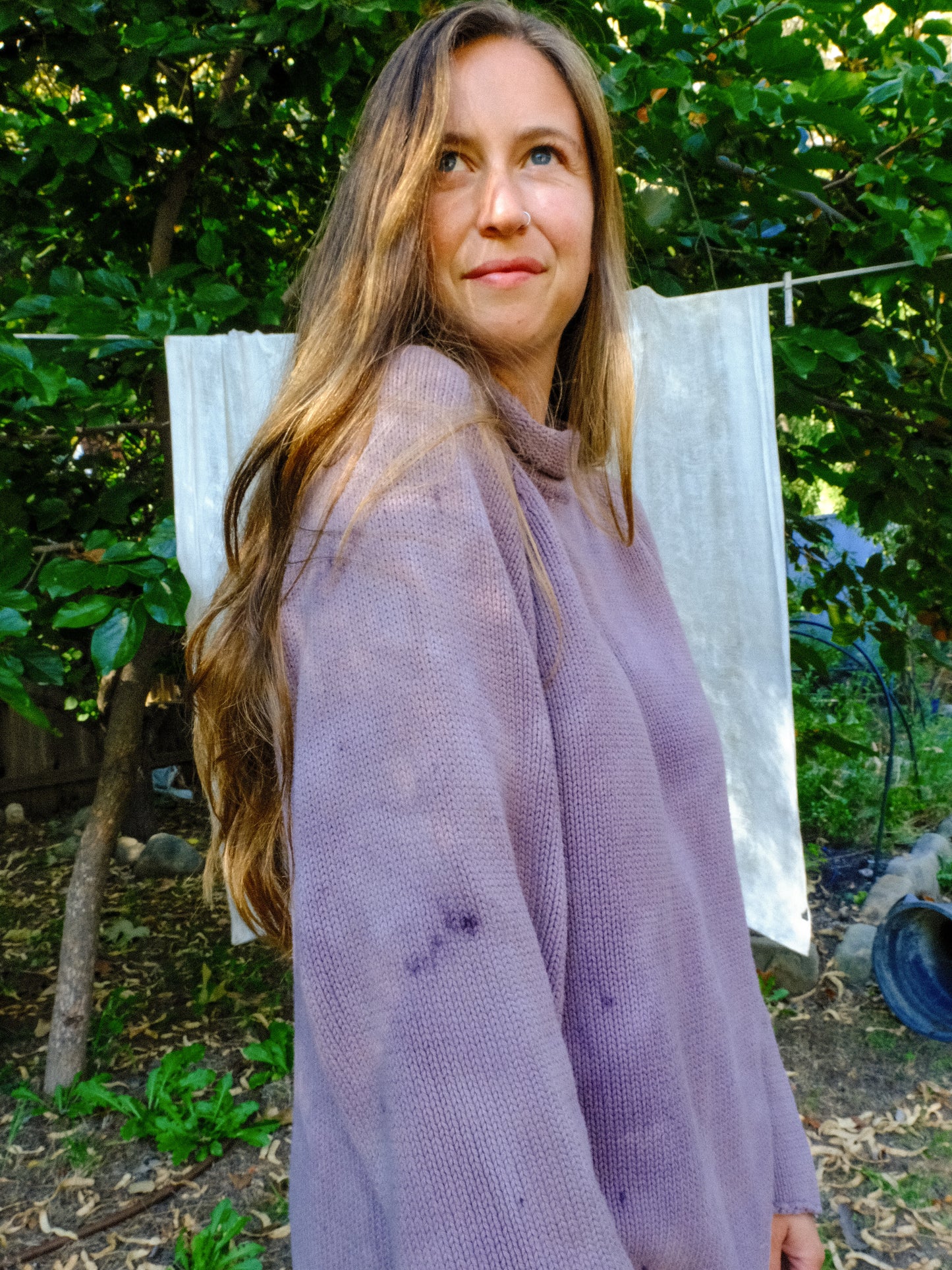 Seqouia Cotton Knit Long Sweater