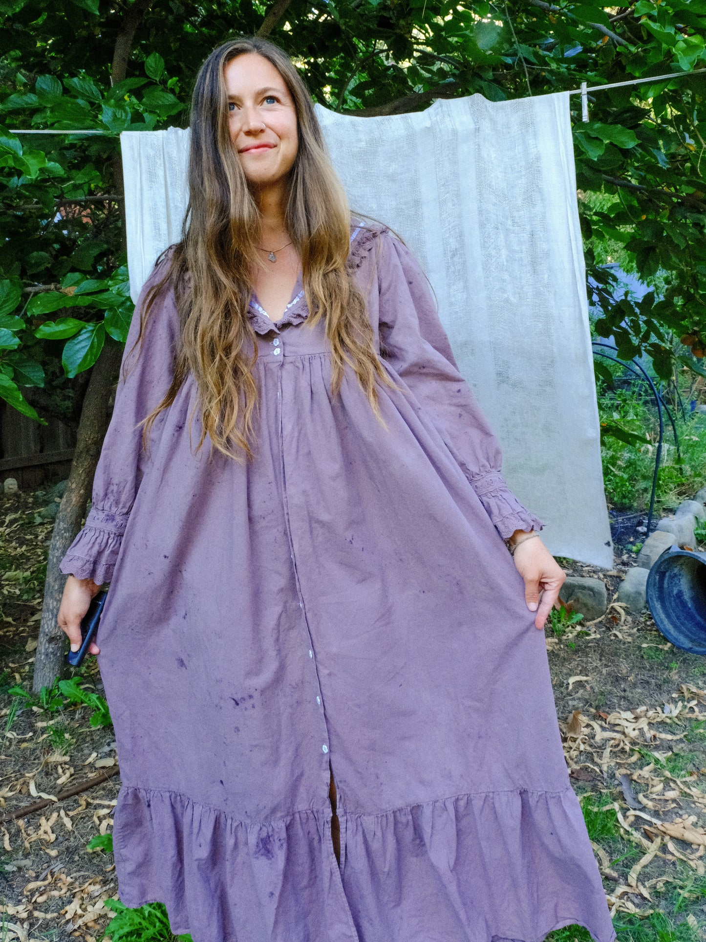 Seqouia Empire Gathered Maxi Dress