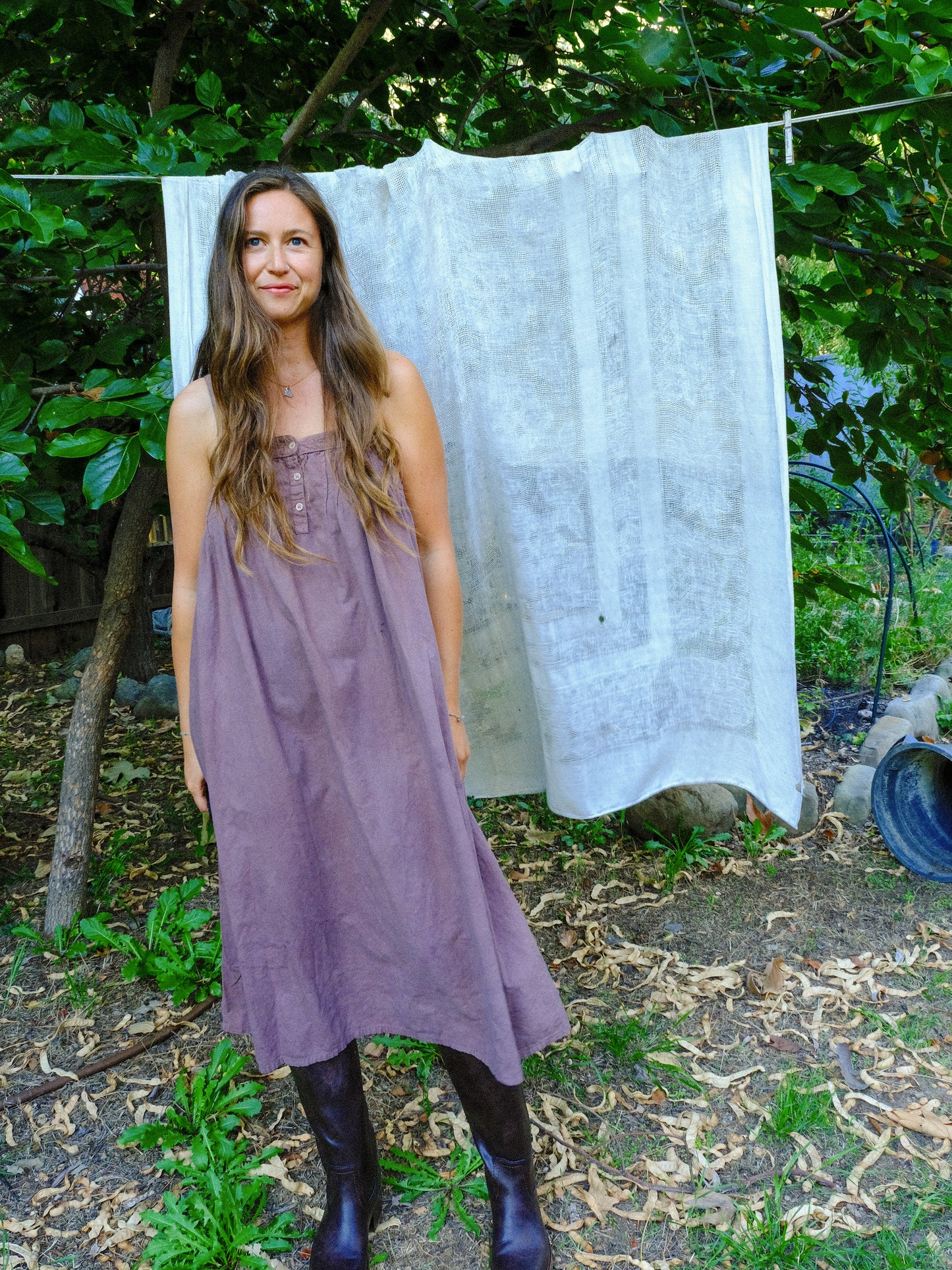 Seqouia Pleated Strappy Dress