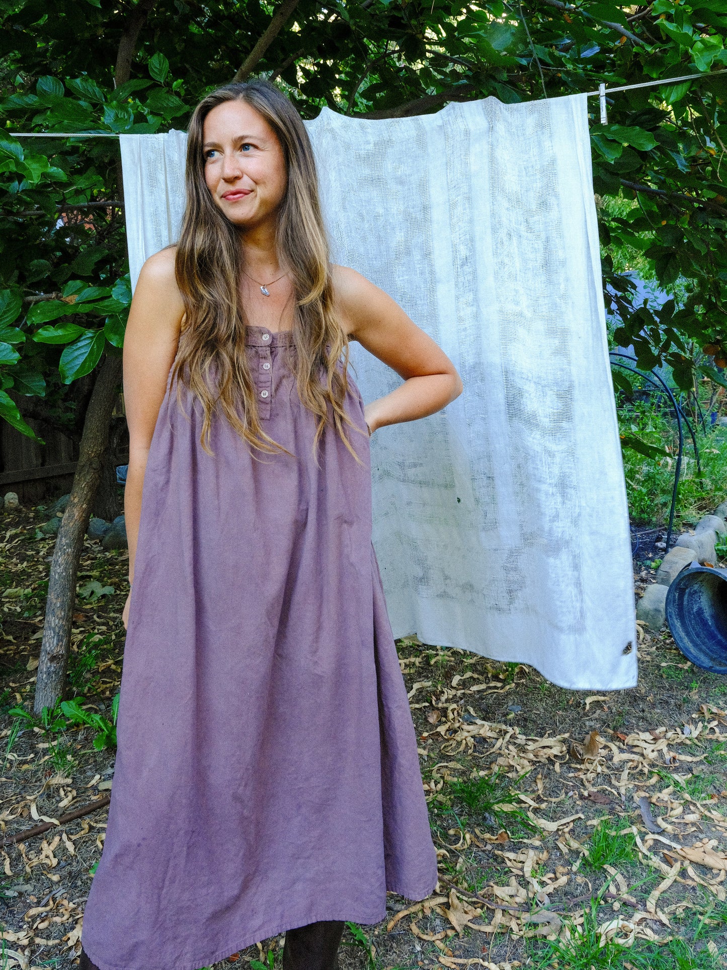 Seqouia Pleated Strappy Dress