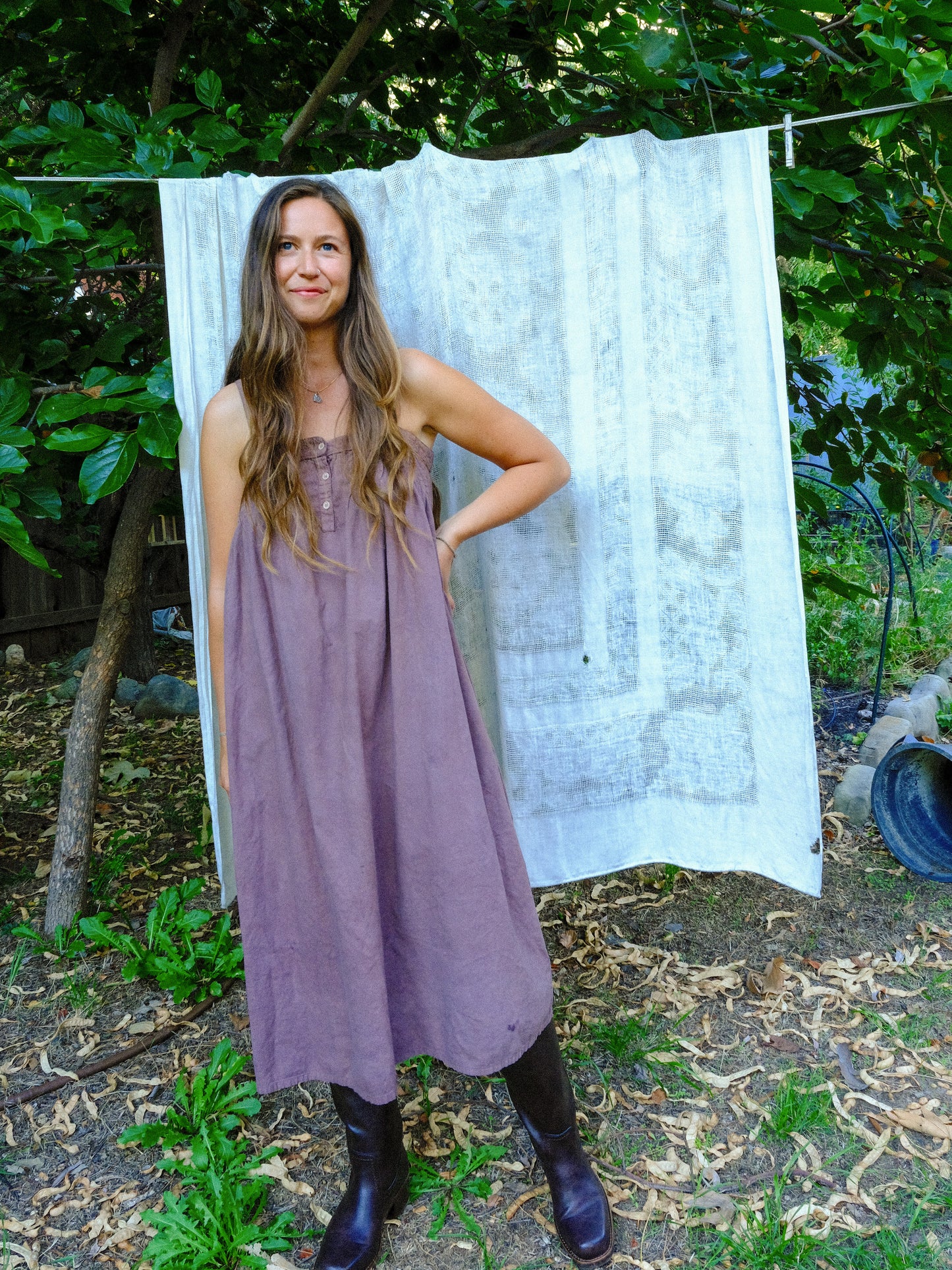 Seqouia Pleated Strappy Dress