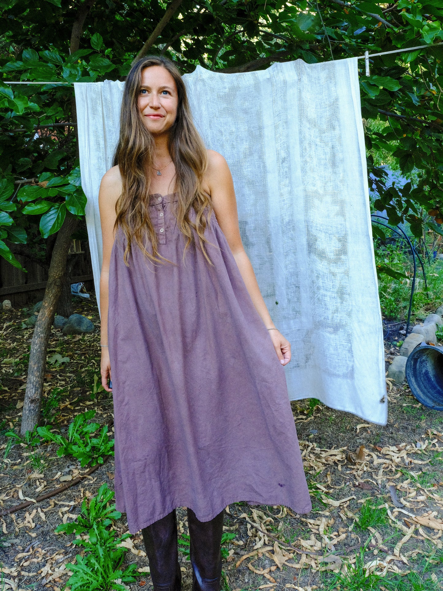 Seqouia Pleated Strappy Dress