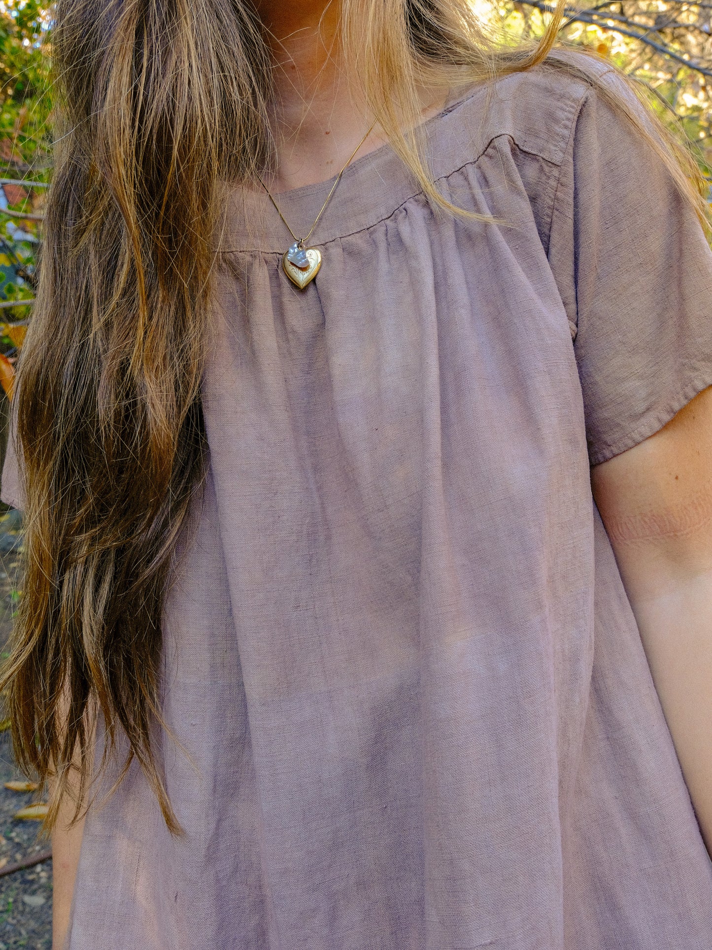 Seqouia Antique Cotton Canvas Mini Dress