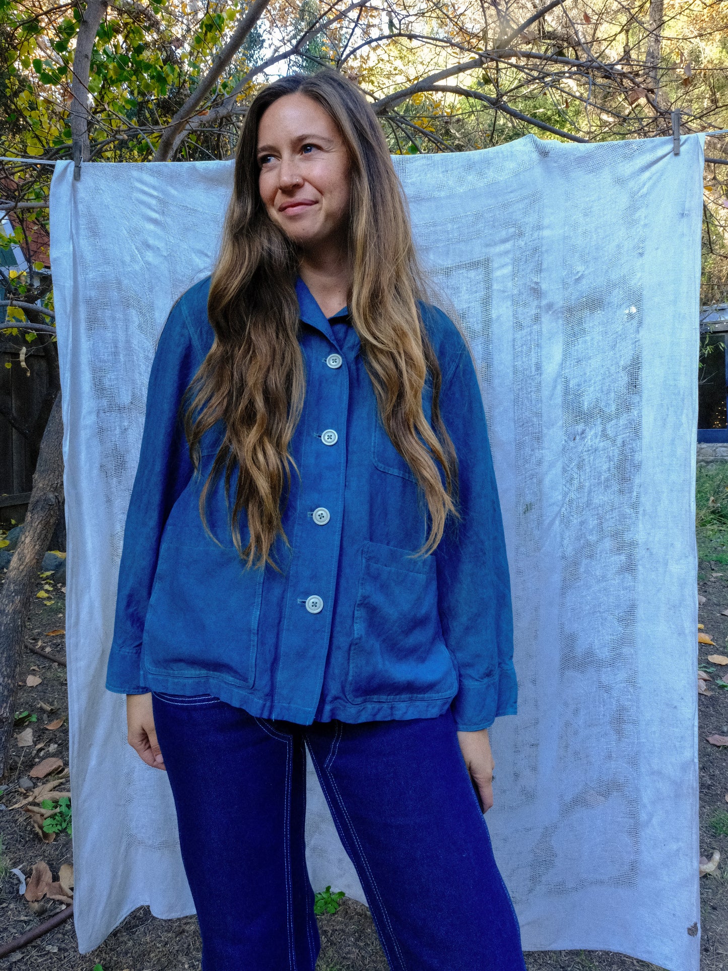 Indigo Super Soft Chore Coat