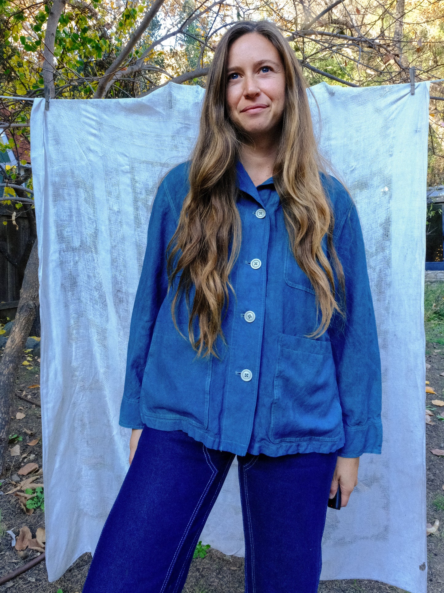 Indigo Super Soft Chore Coat
