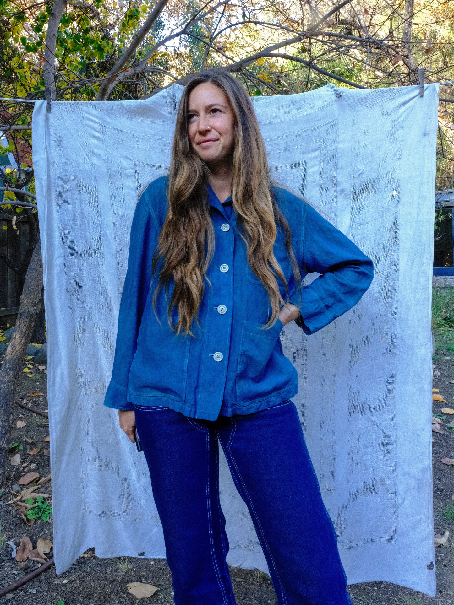Indigo Super Soft Chore Coat