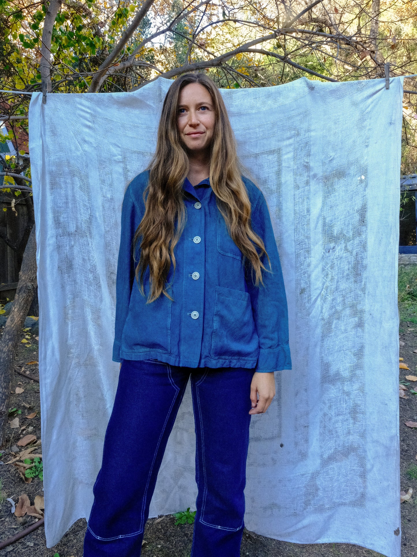 Indigo Super Soft Chore Coat