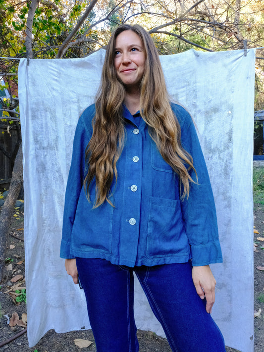 Indigo Super Soft Chore Coat