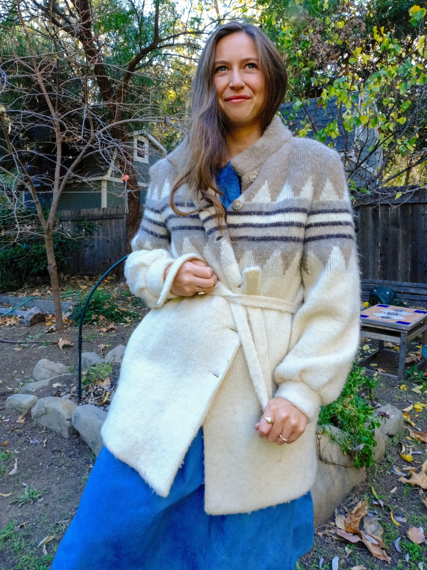 Indigo Antique European Dress