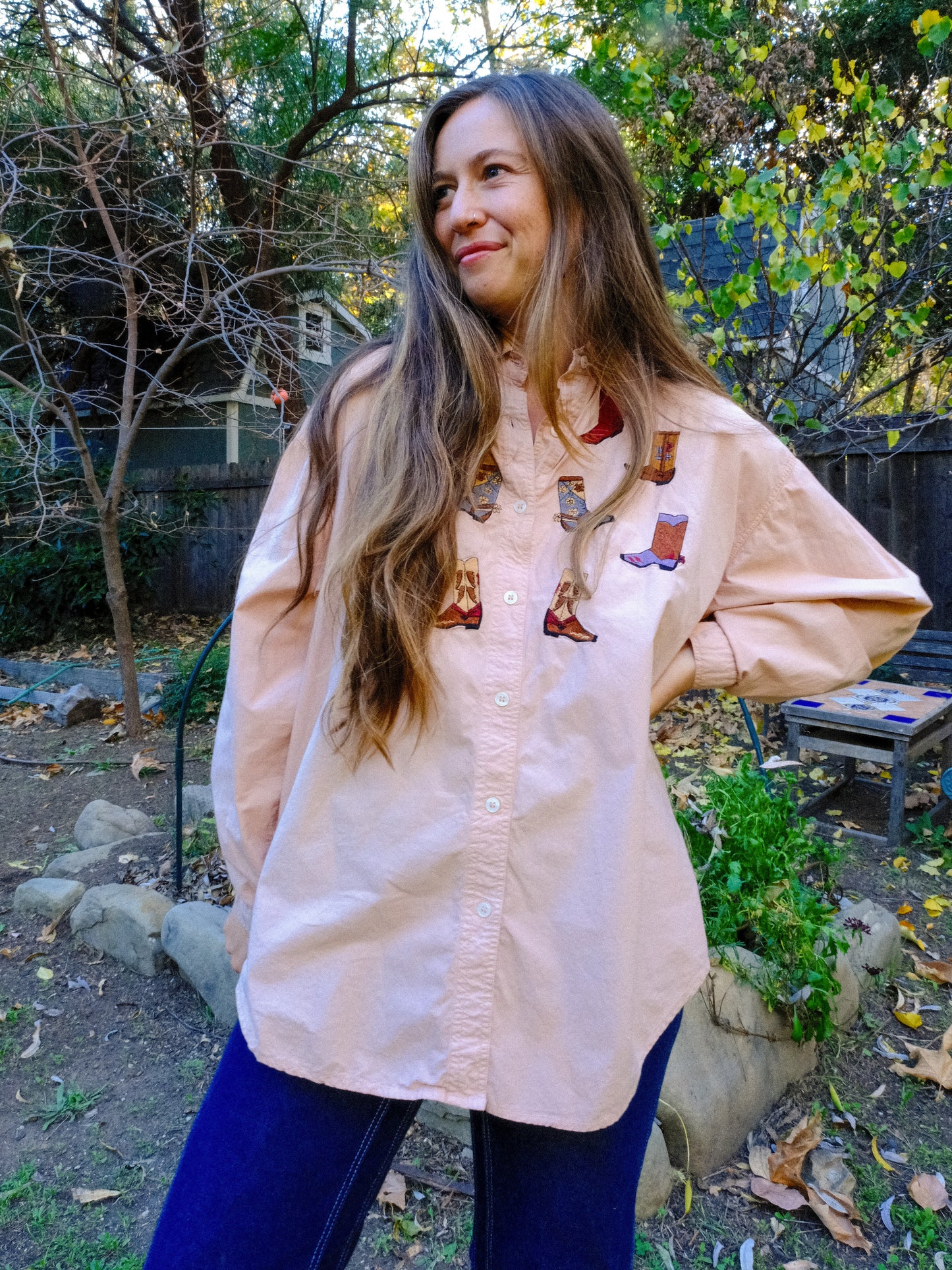 Cutch Cowboy Boot Button-down