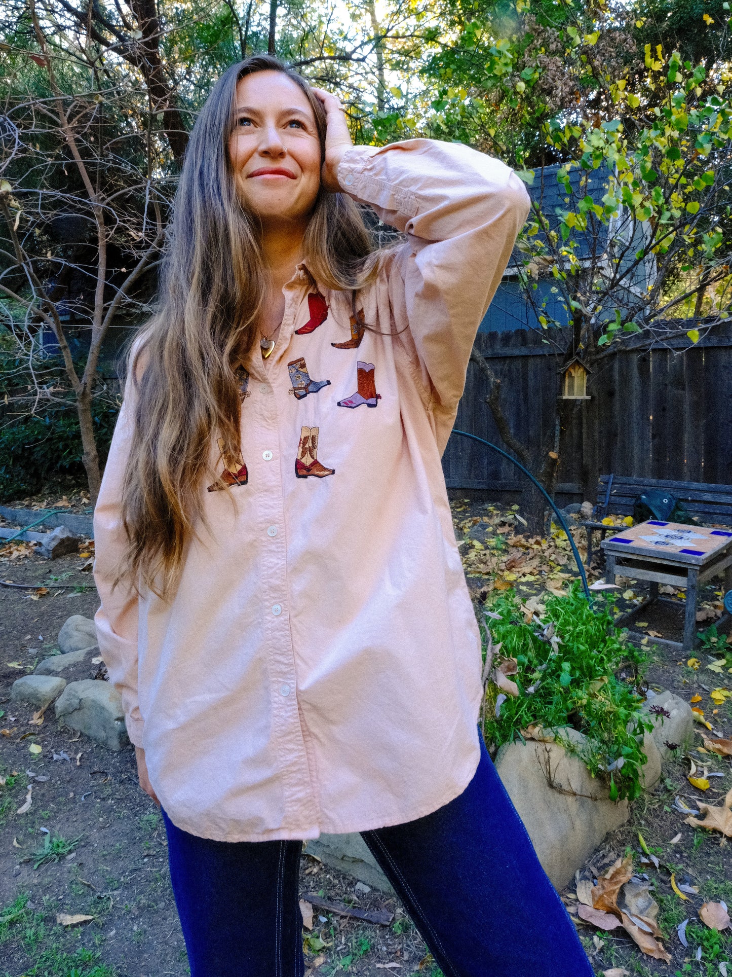 Cutch Cowboy Boot Button-down