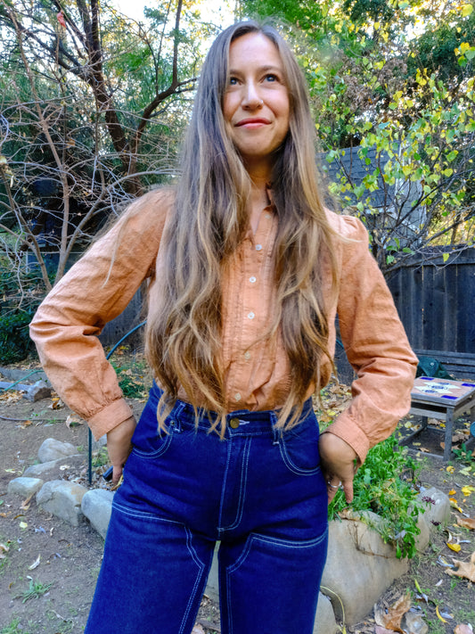 Cutch Embroidered Stripe Button Down