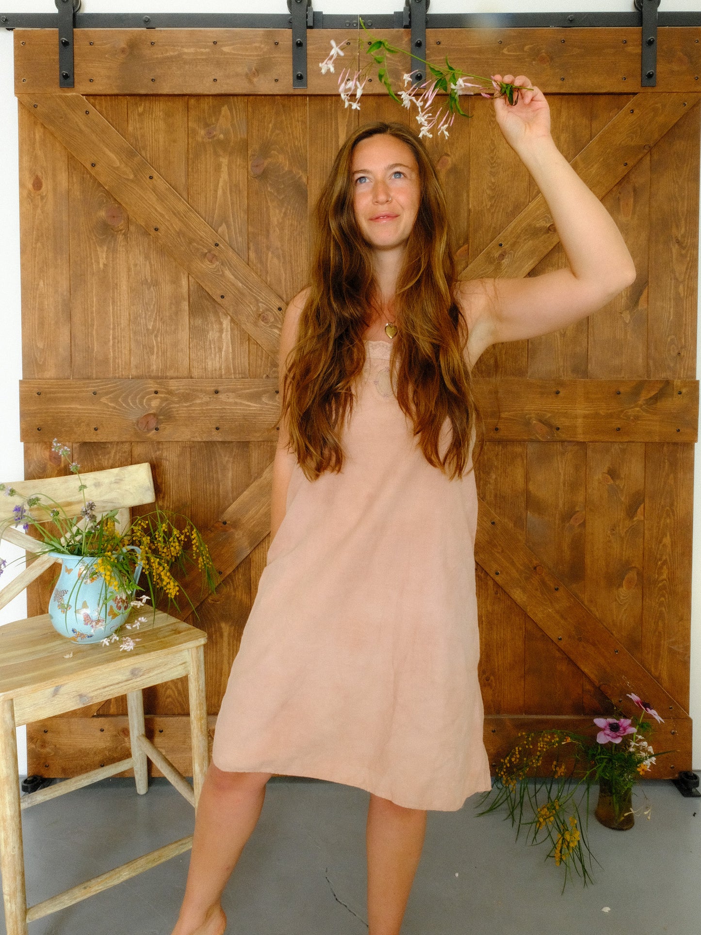 Logwood & Cutch Antique Fleece Lined Dress