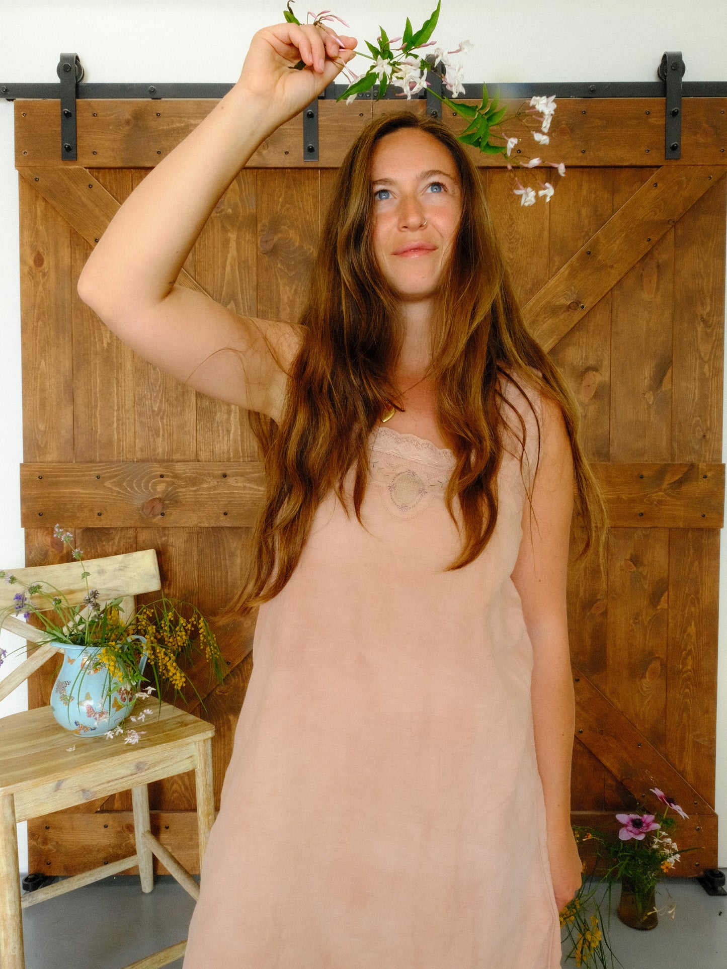 Logwood & Cutch Antique Fleece Lined Dress