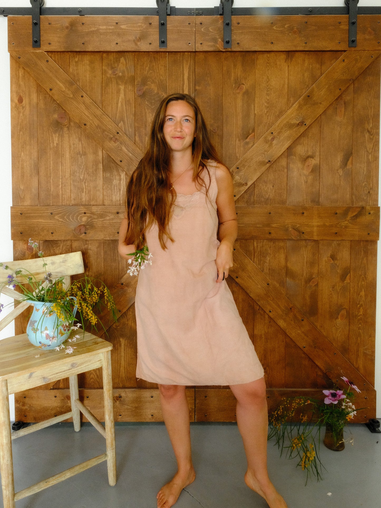 Logwood & Cutch Antique Fleece Lined Dress