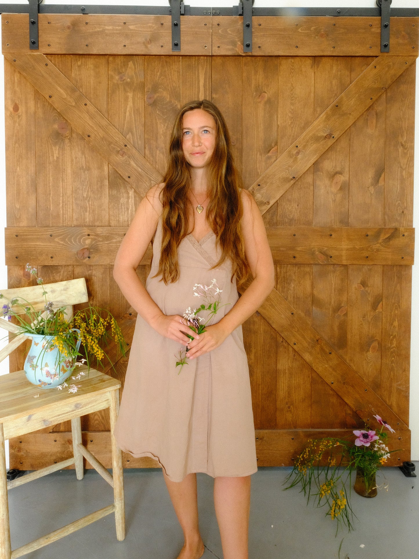 Logwood & Cutch Wrap Dress