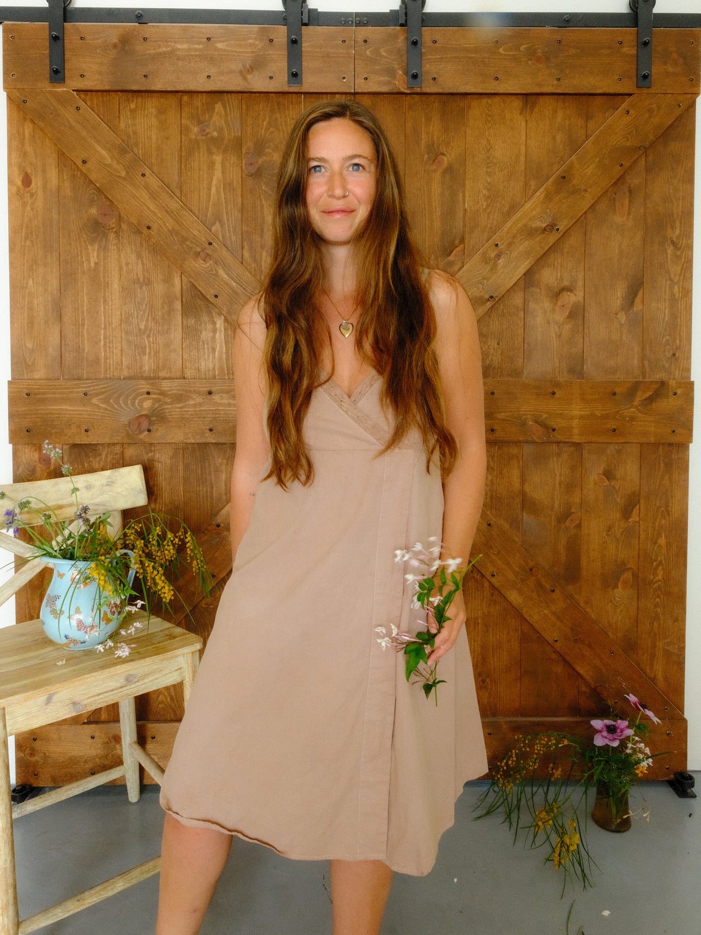 Logwood & Cutch Wrap Dress