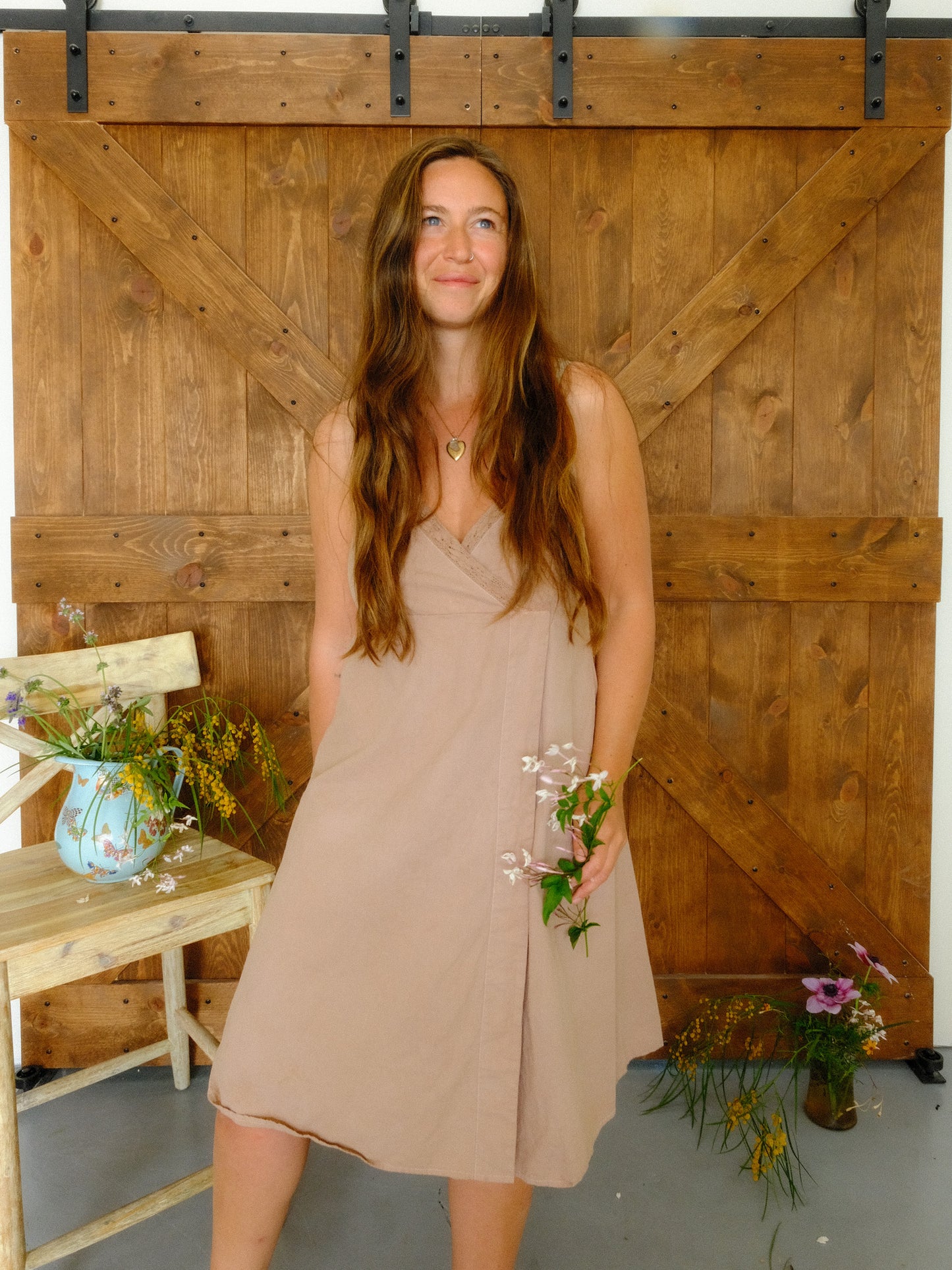 Logwood & Cutch Wrap Dress