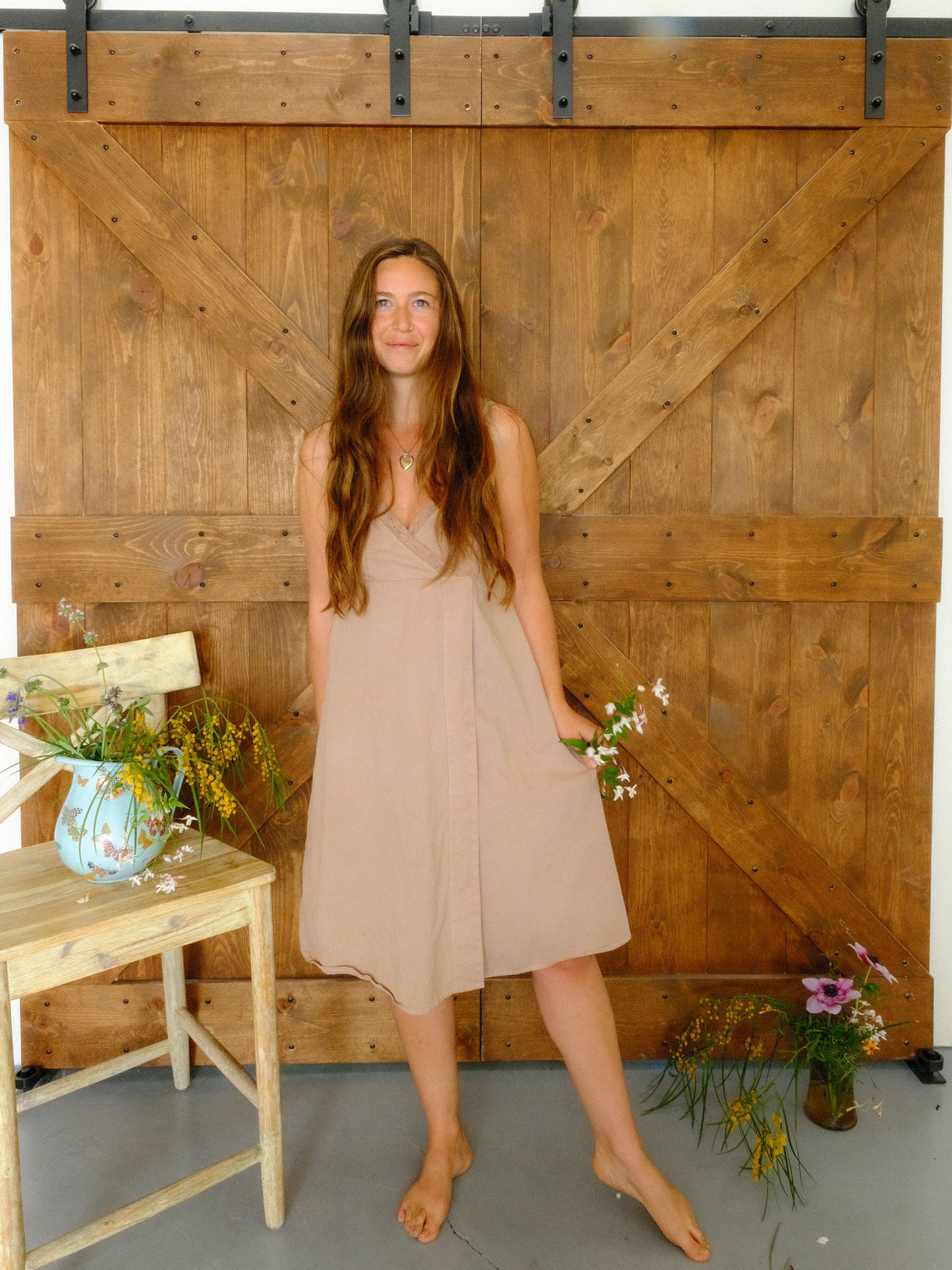 Logwood & Cutch Wrap Dress