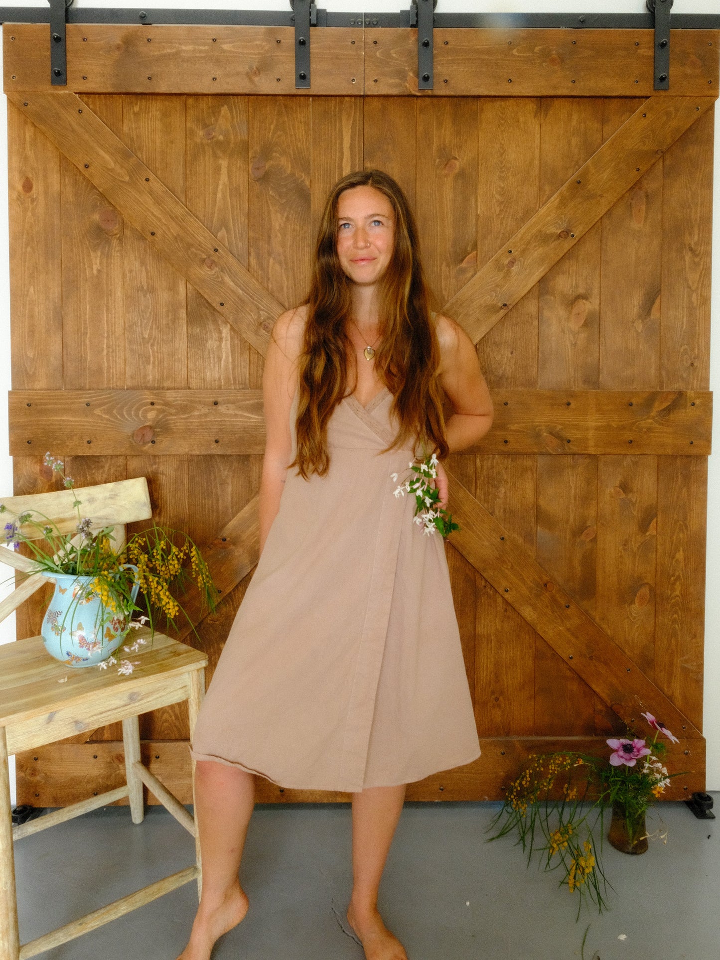 Logwood & Cutch Wrap Dress