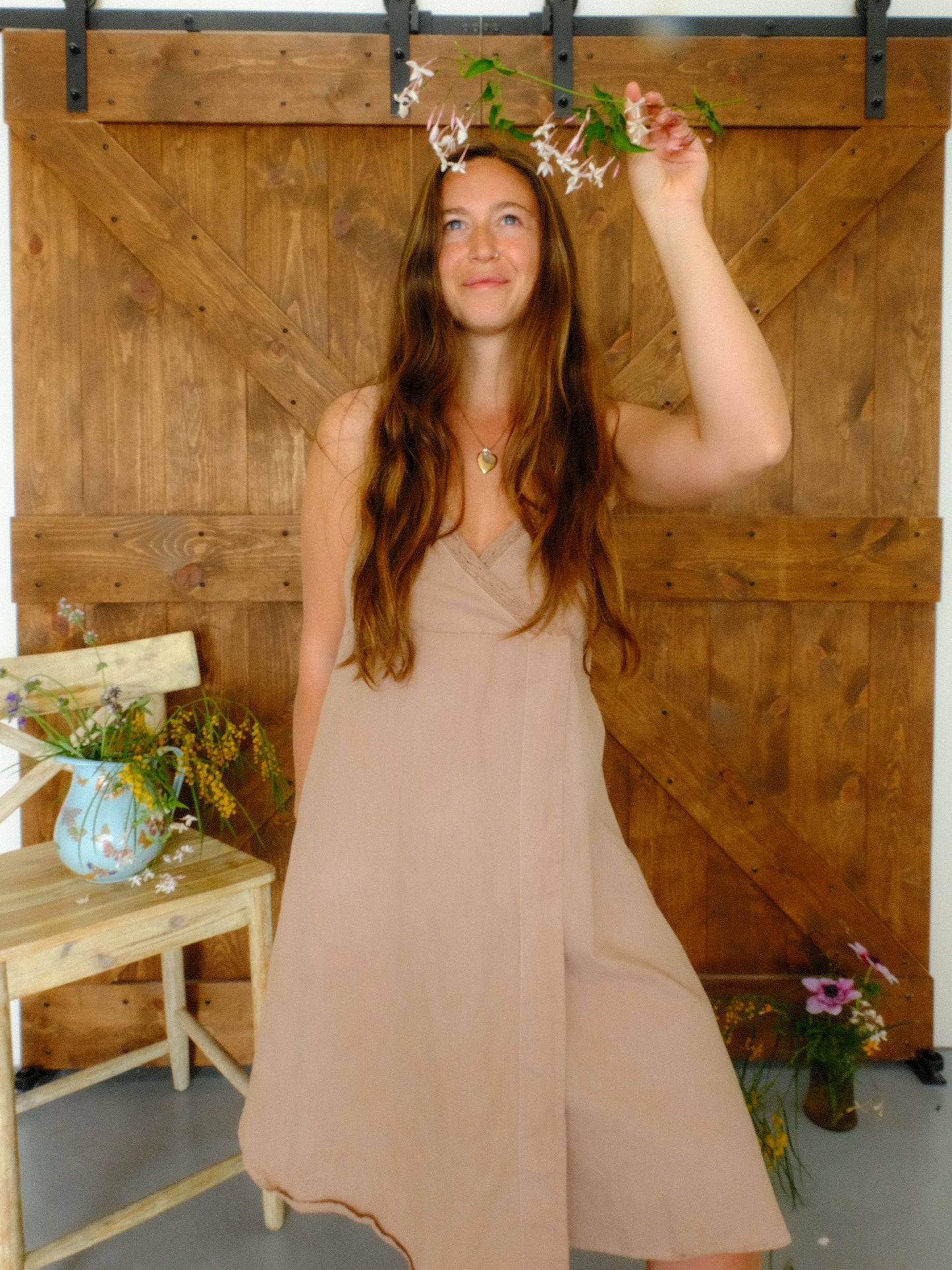 Logwood & Cutch Wrap Dress