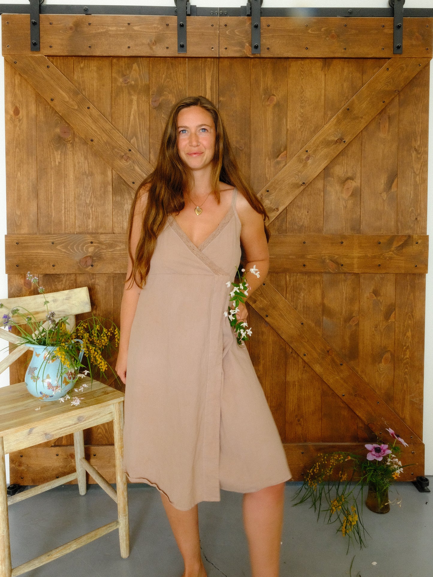 Logwood & Cutch Wrap Dress