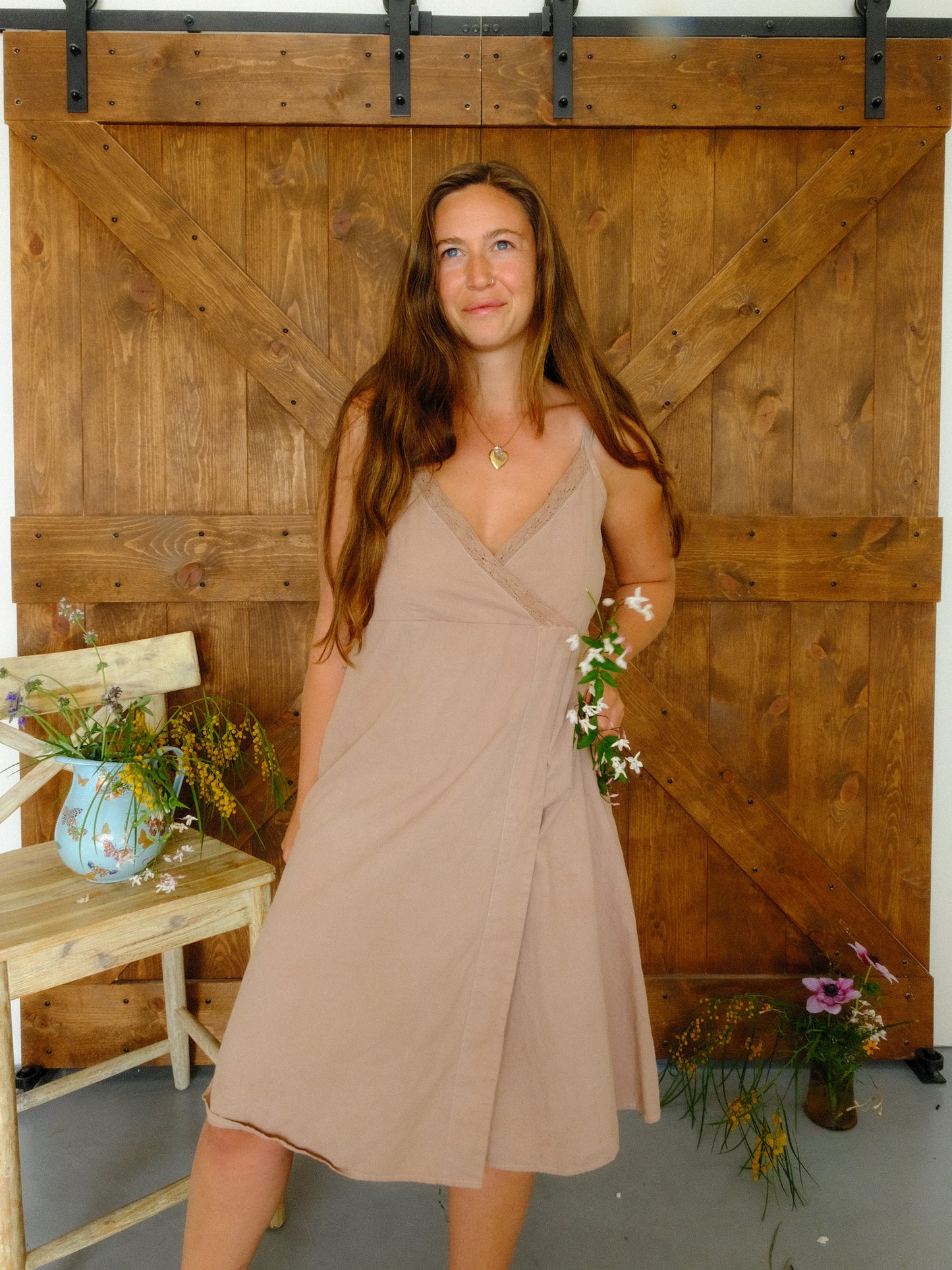 Logwood & Cutch Wrap Dress