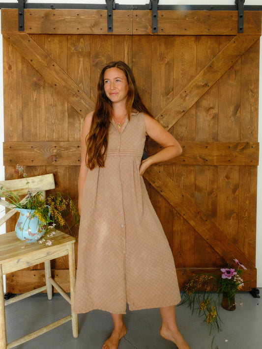 Logwood & Cutch Textured April Cornell Dress
