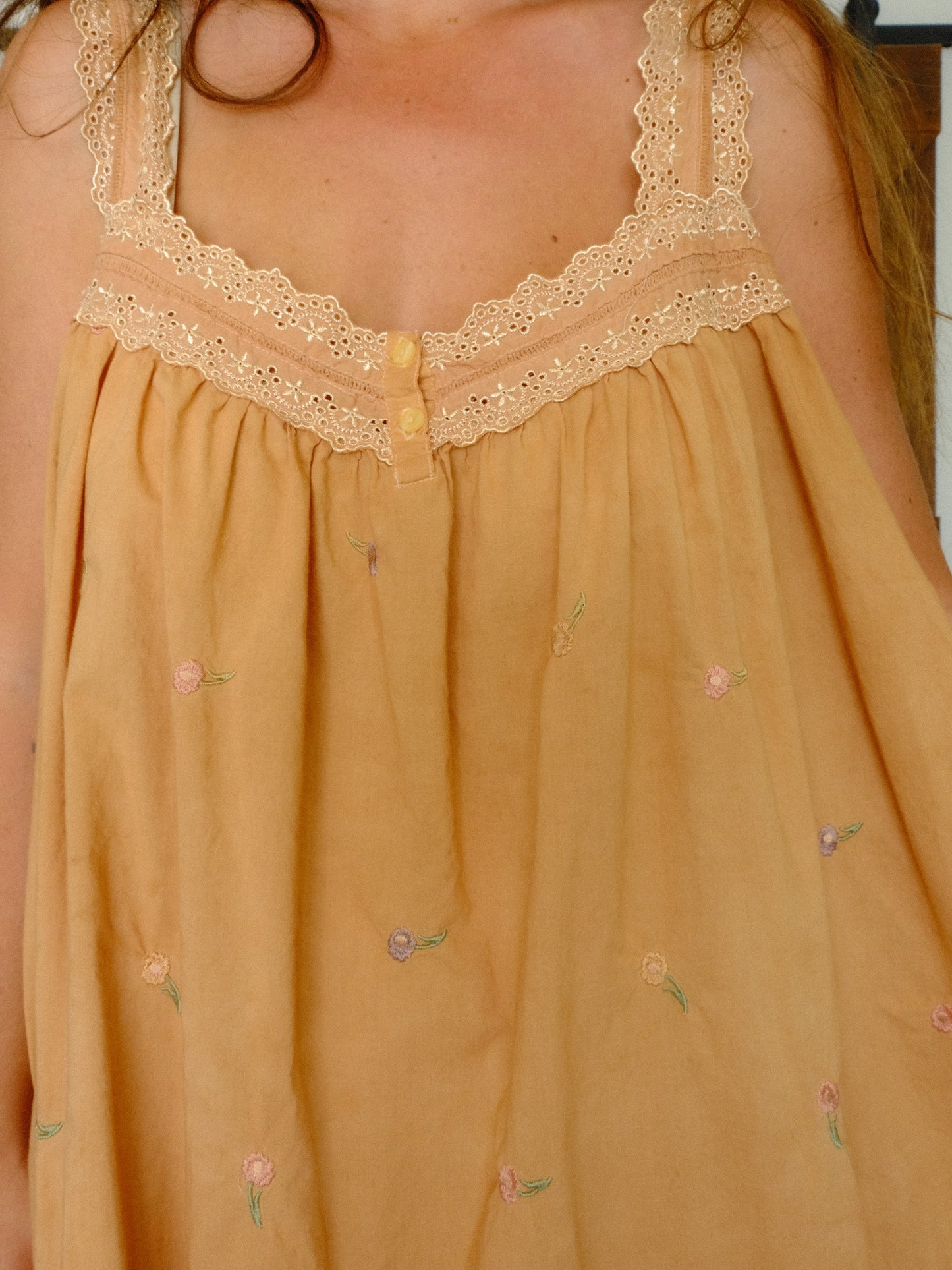 Cutch Embroidered Ditsy Floral Maxi Dress