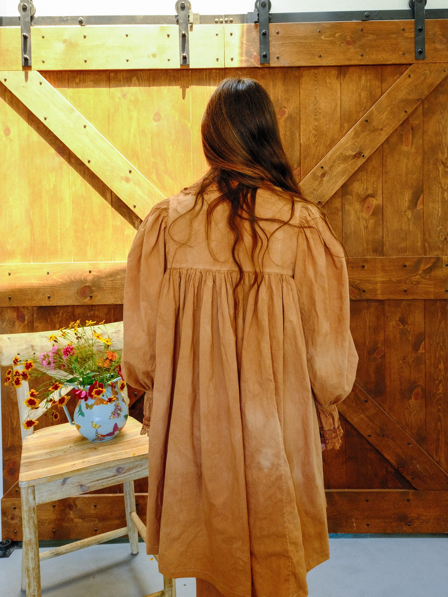 Cutch Antique Long Sleeve Mini Dress
