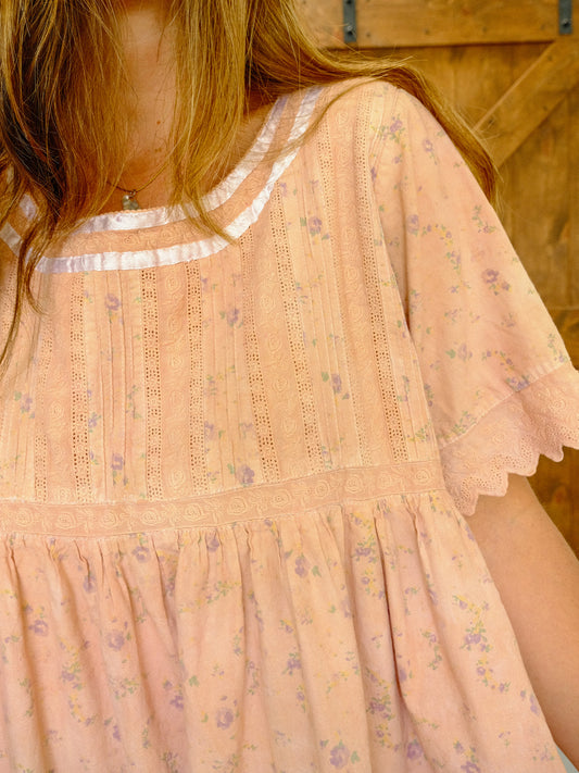 Cutch & Lac Pintuck Empire Waist Dress
