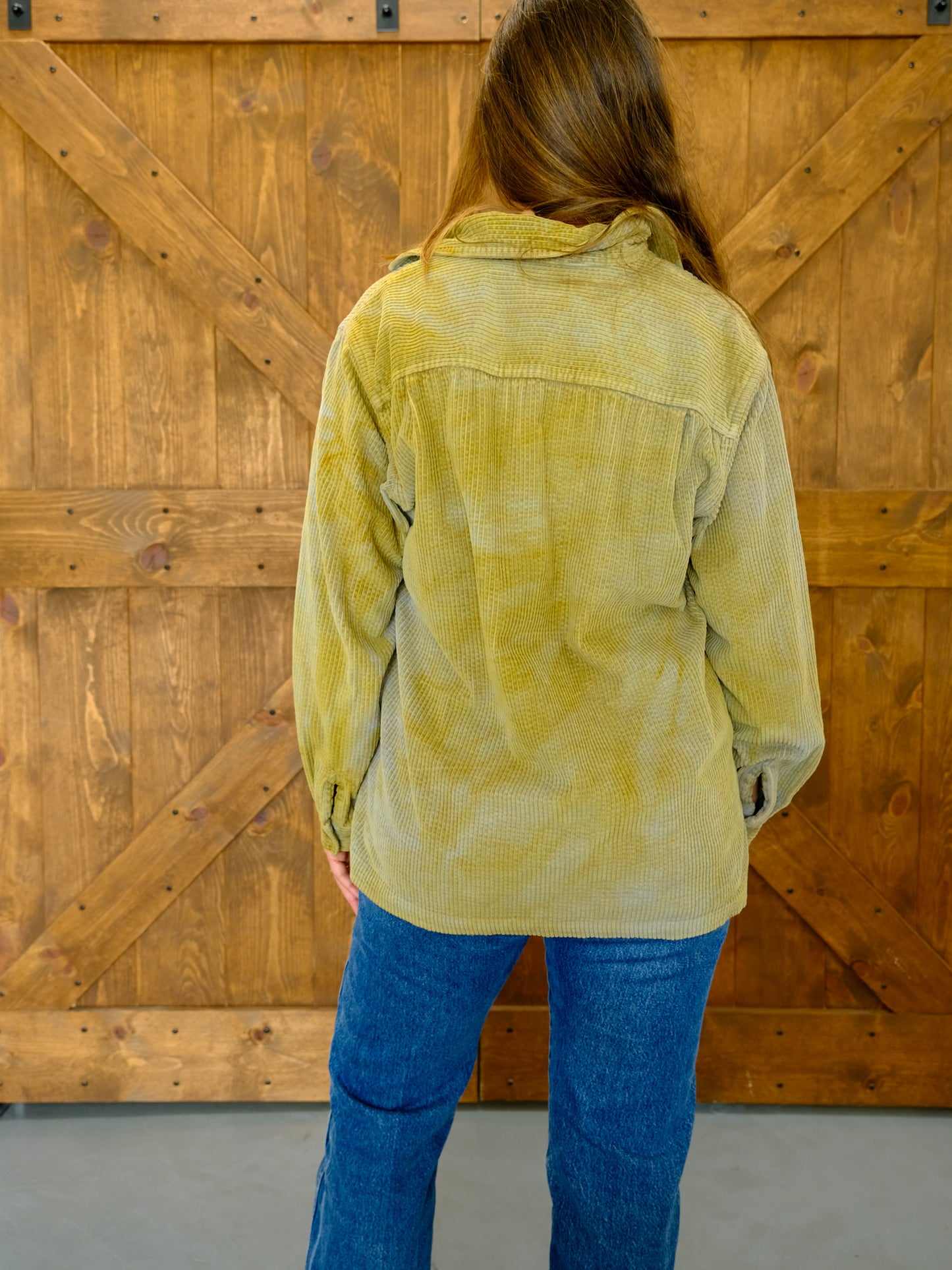 Marigold Corduroy Oversized Blouse