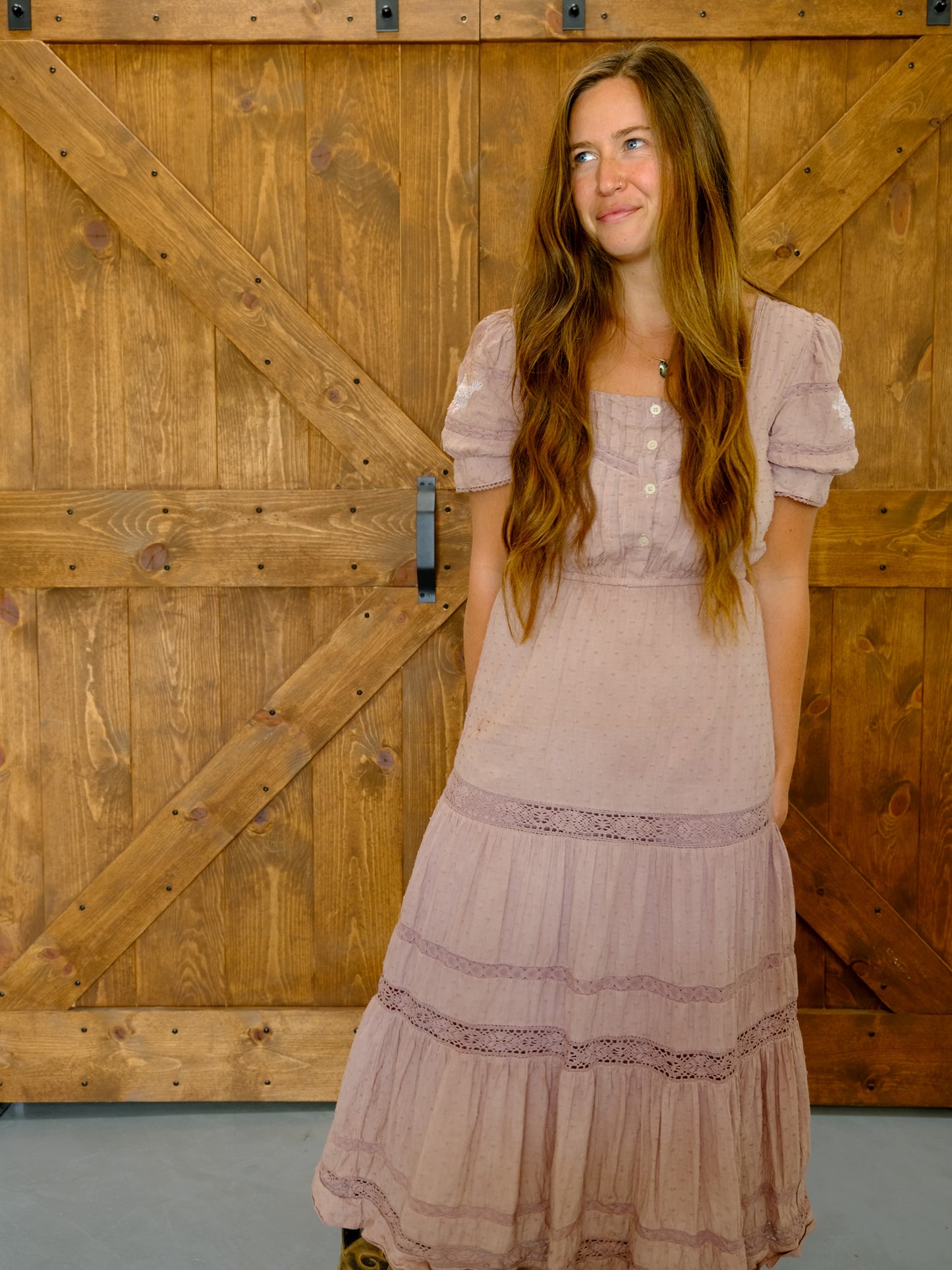 Logwood & Cutch Dobby Dress