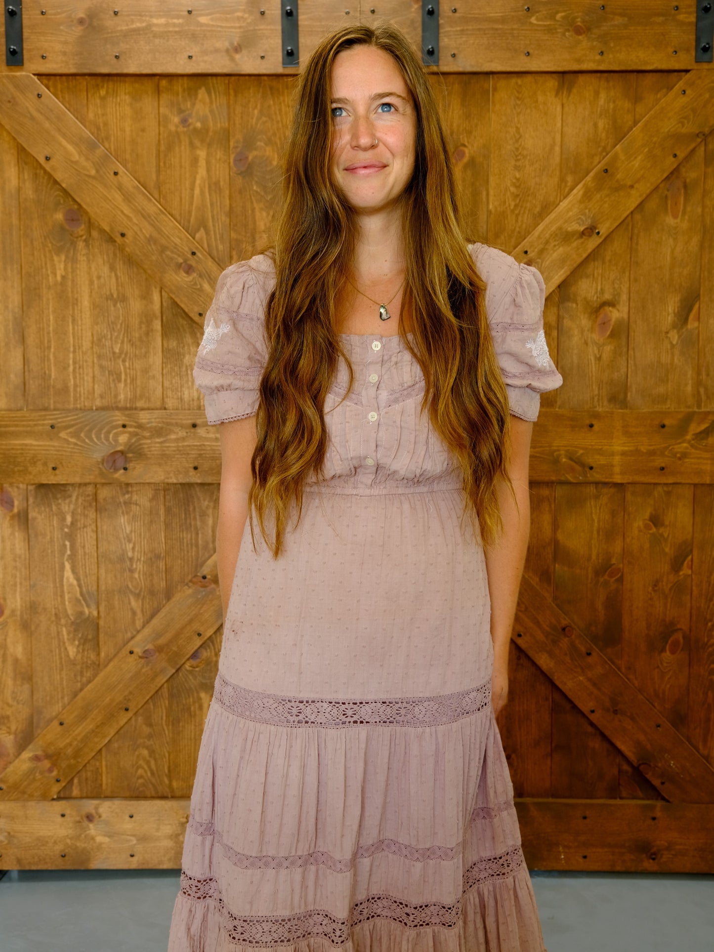 Logwood & Cutch Dobby Dress