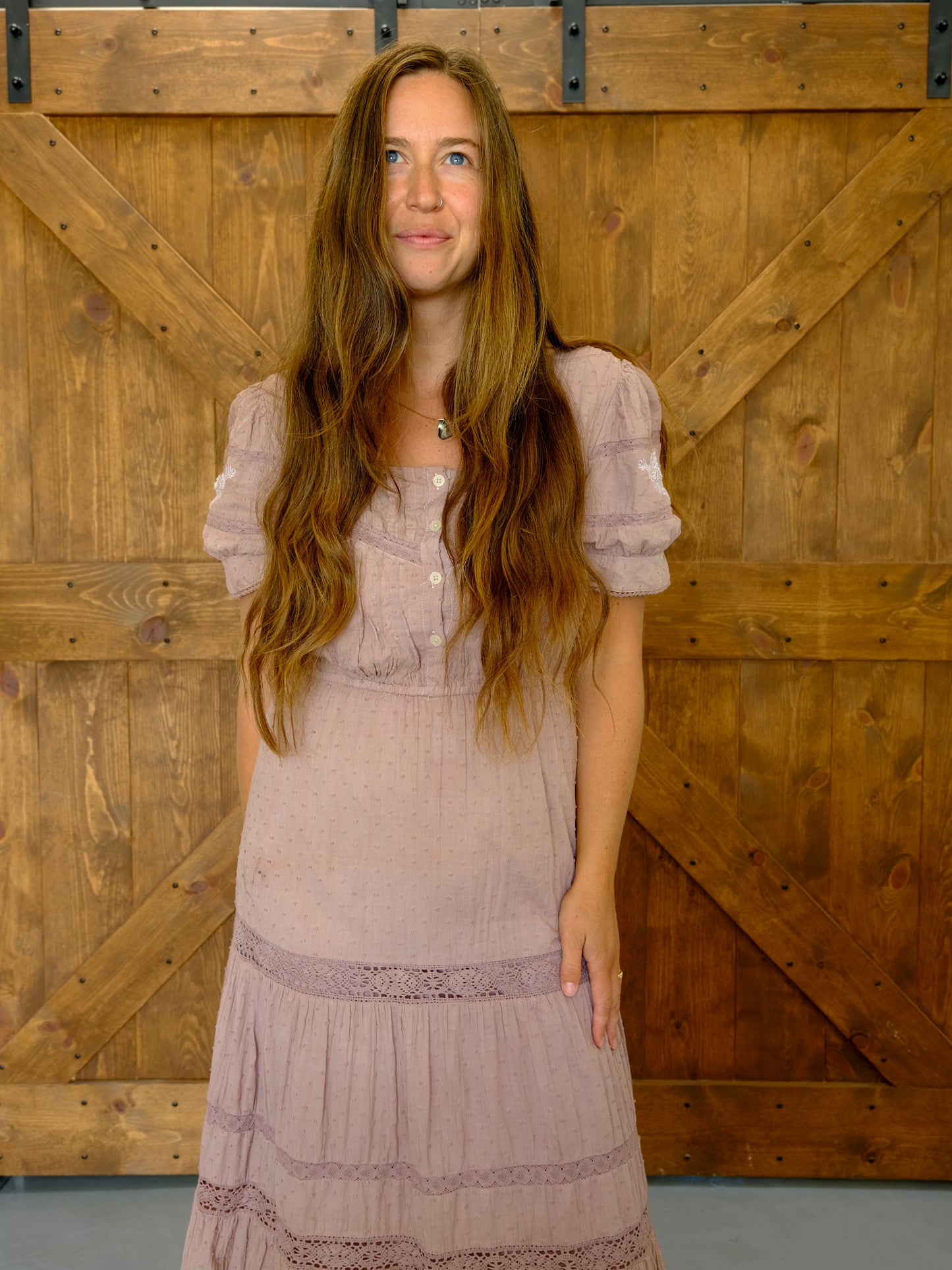Logwood & Cutch Dobby Dress