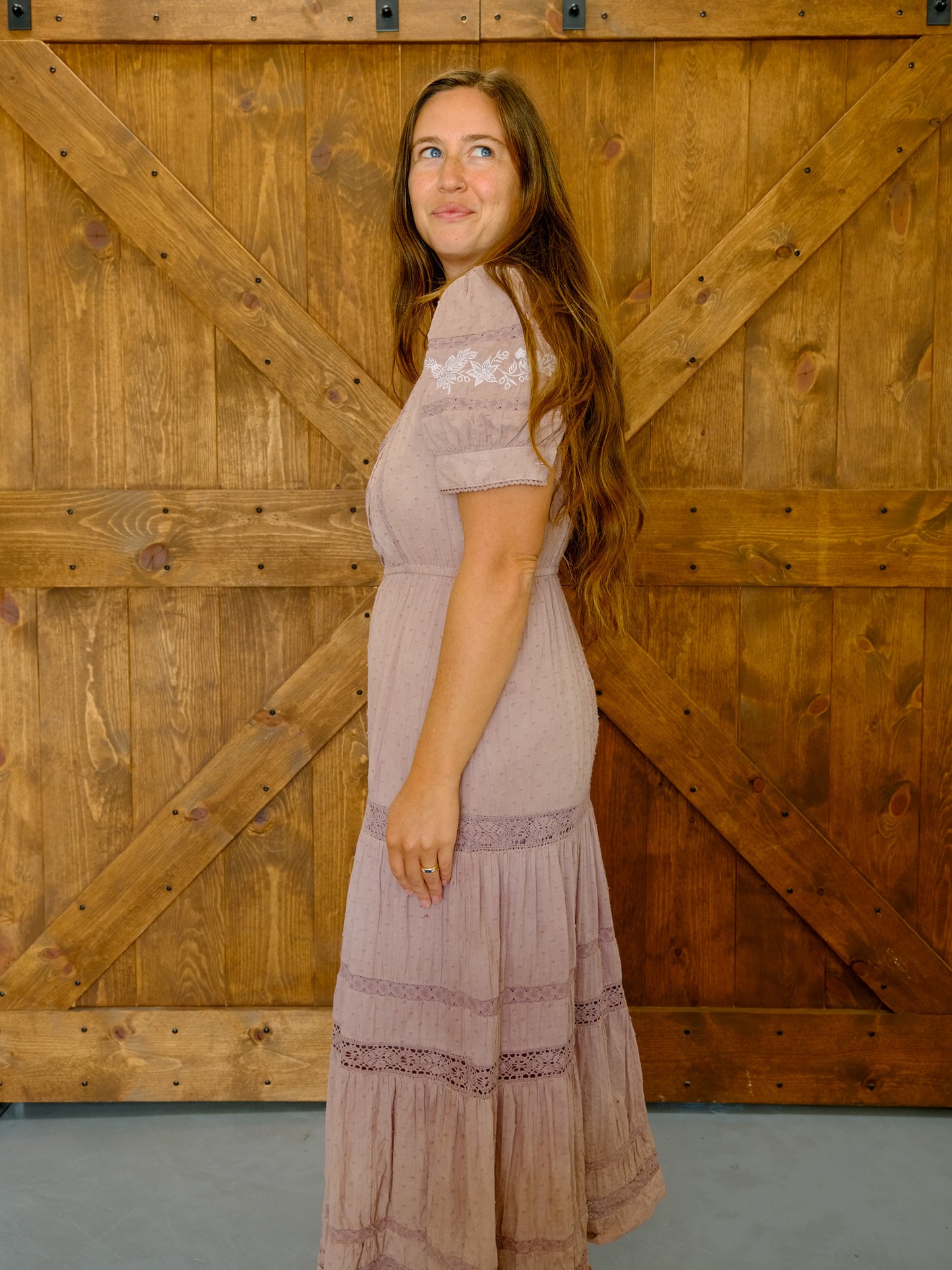 Logwood & Cutch Dobby Dress