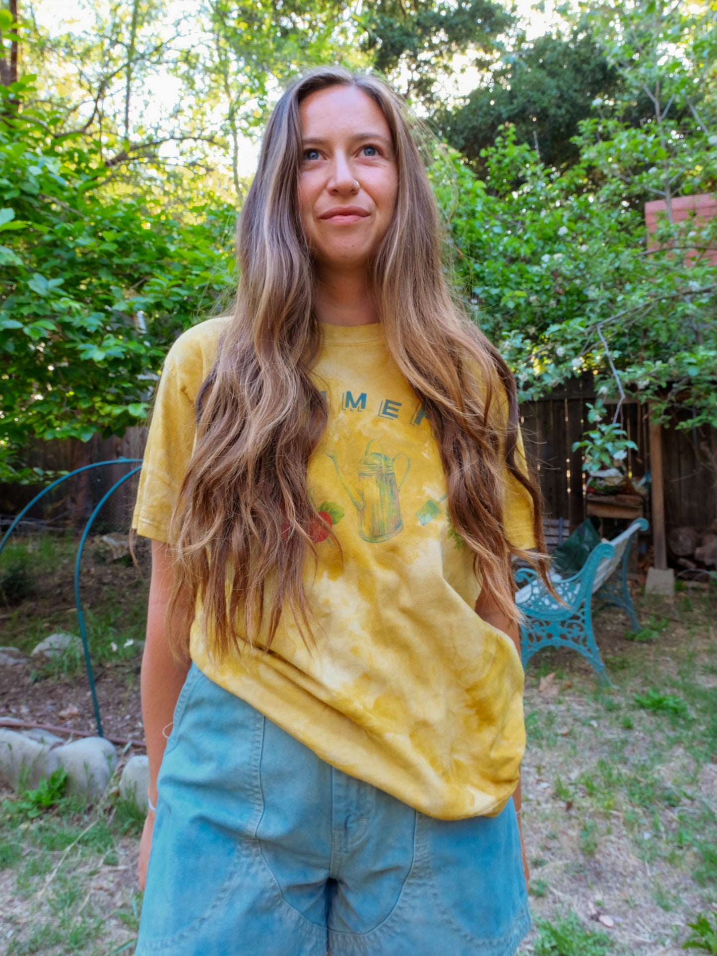 Pomegranate & Marigold Summer Tee