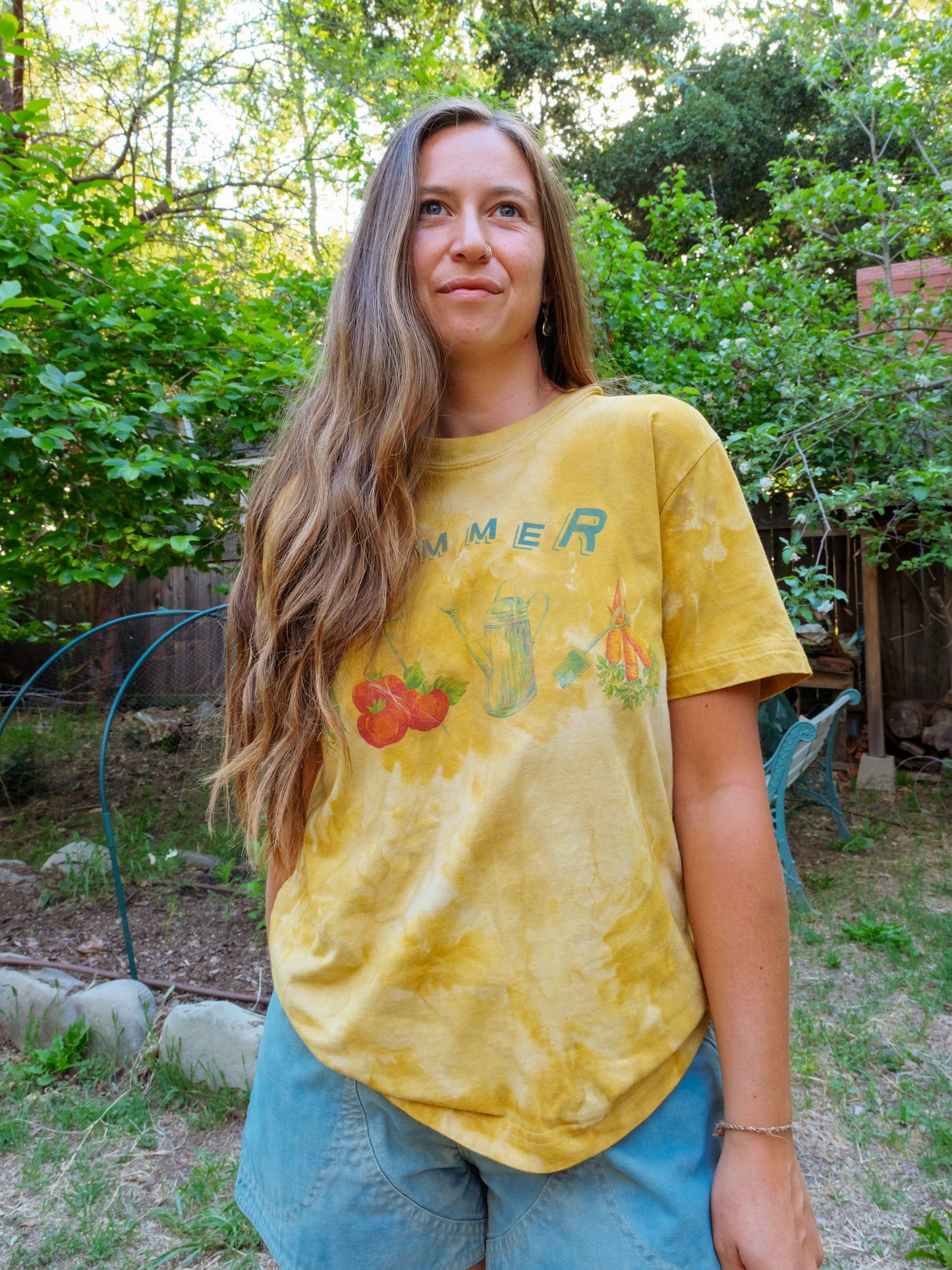 Pomegranate & Marigold Summer Tee