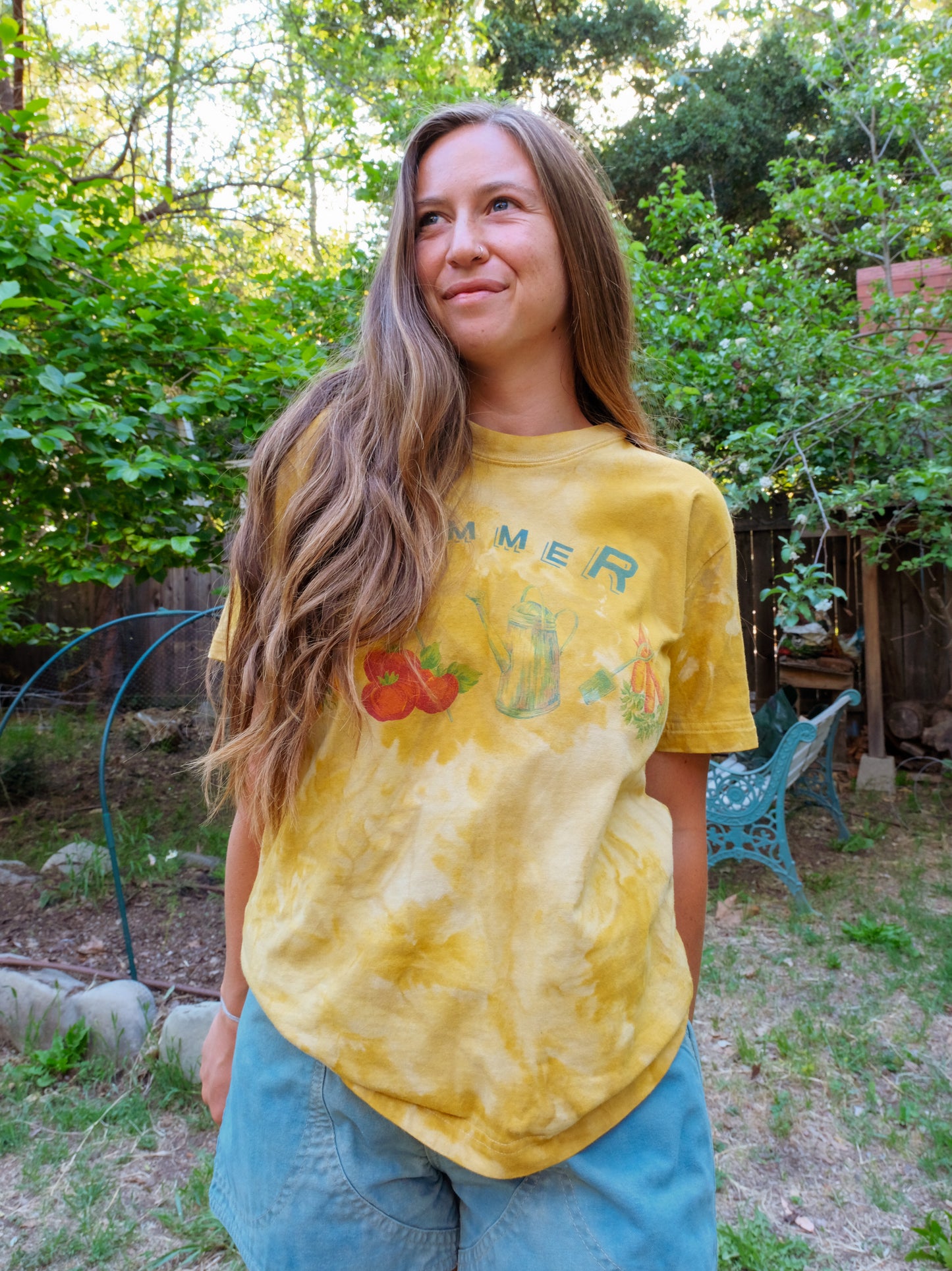 Pomegranate & Marigold Summer Tee