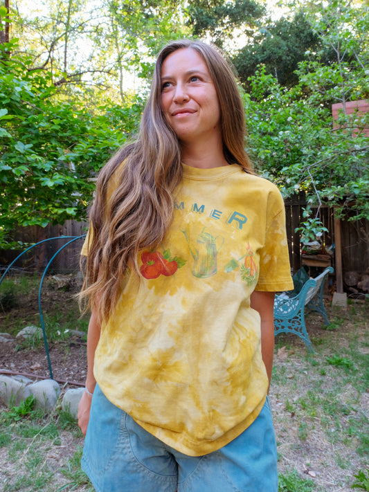 Pomegranate & Marigold Summer Tee