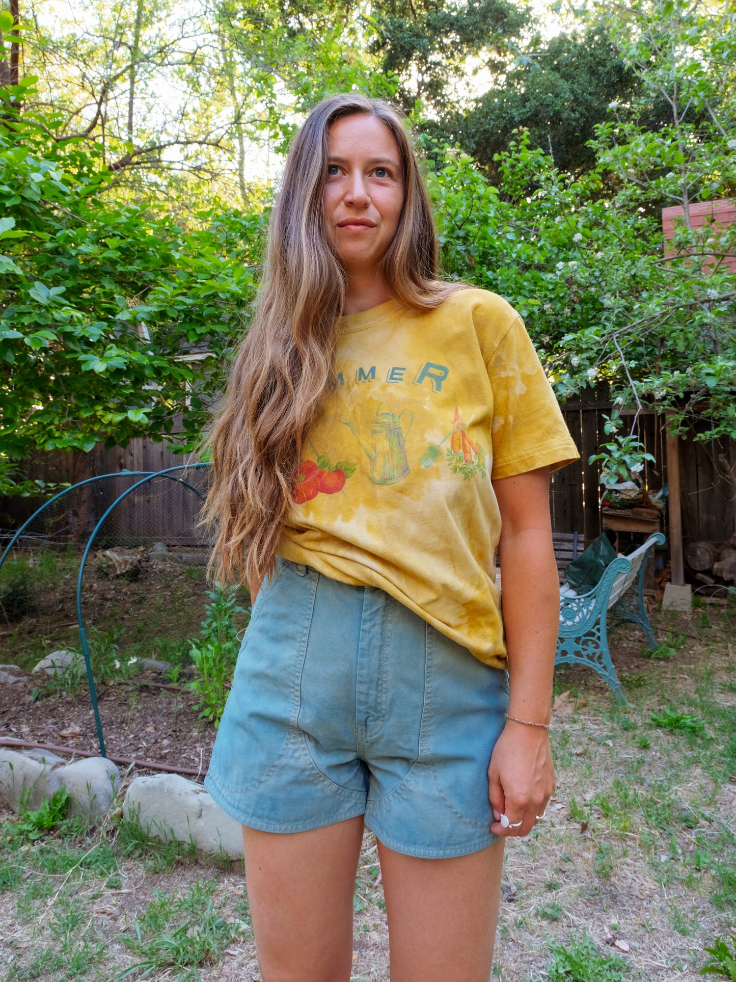 Pomegranate & Marigold Summer Tee