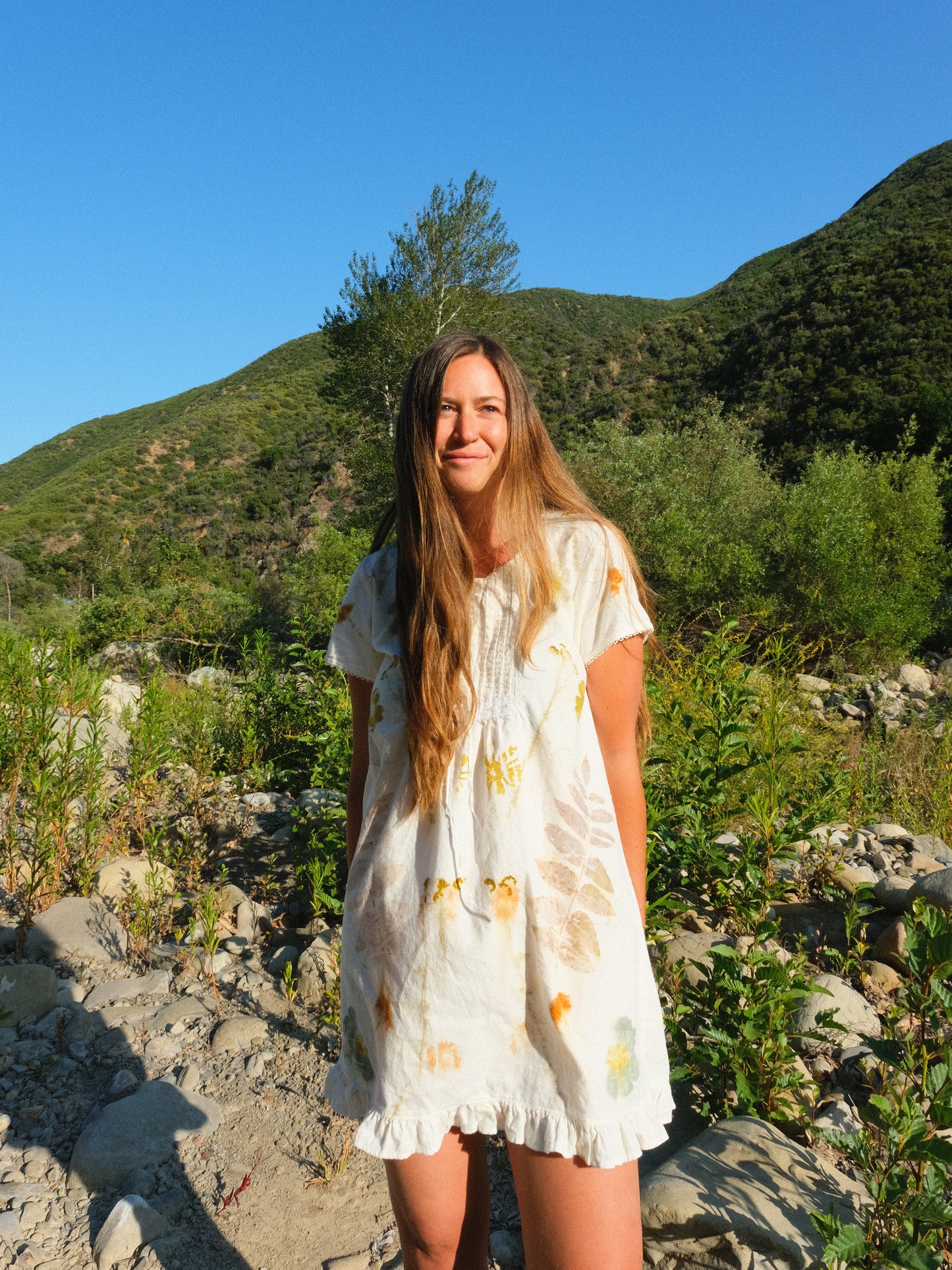 Eco-printed Brushed Cotton Laura Ashely Mini