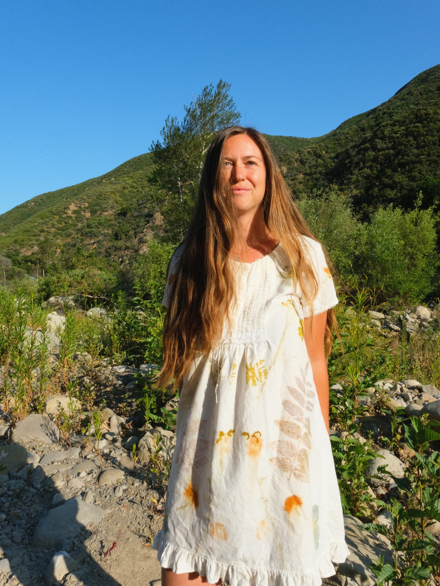 Eco-printed Brushed Cotton Laura Ashely Mini