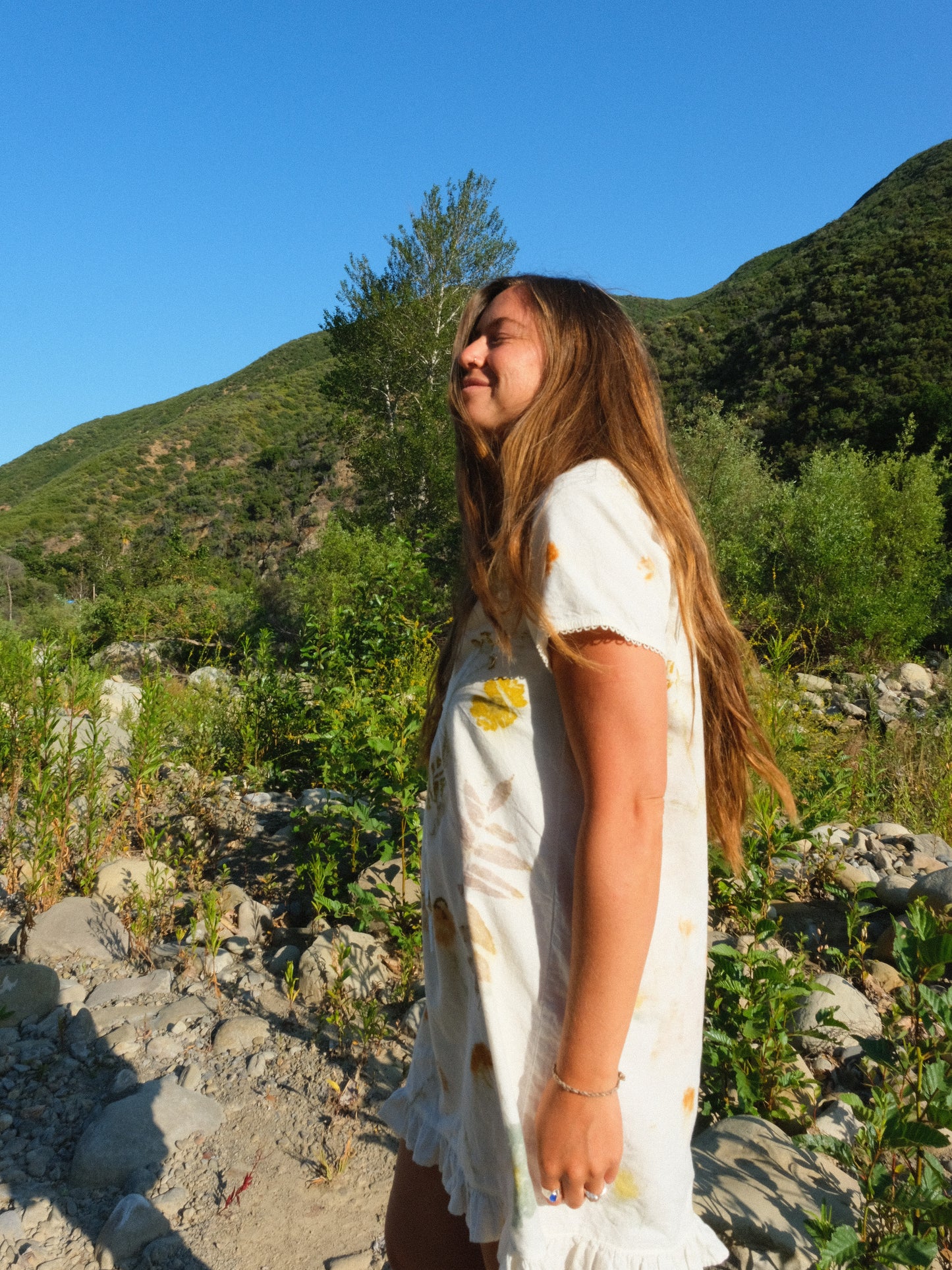 Eco-printed Brushed Cotton Laura Ashely Mini