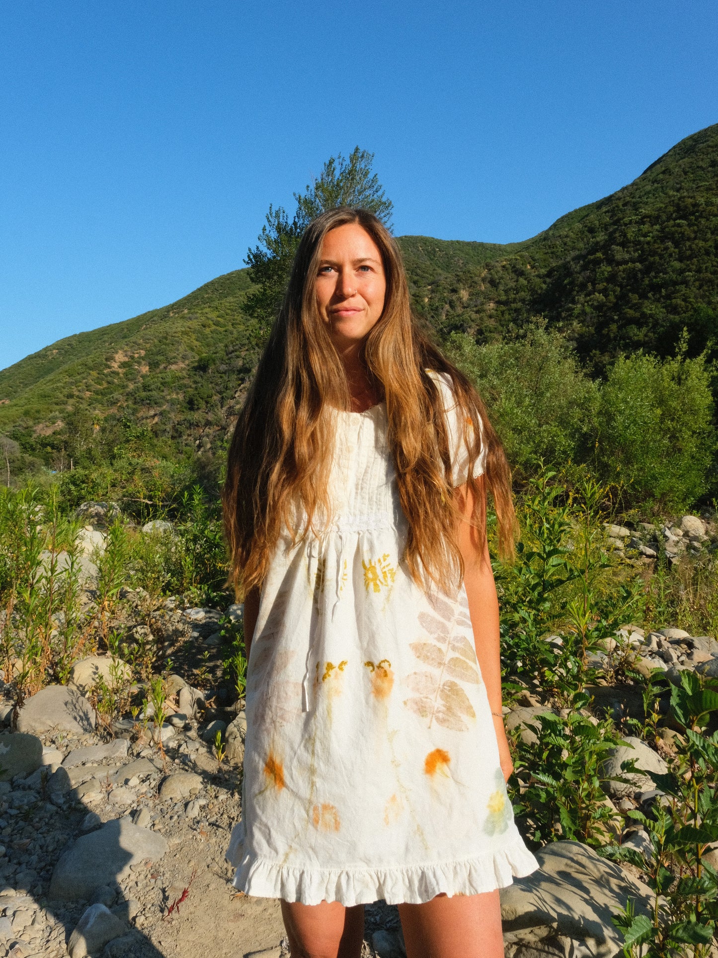 Eco-printed Brushed Cotton Laura Ashely Mini