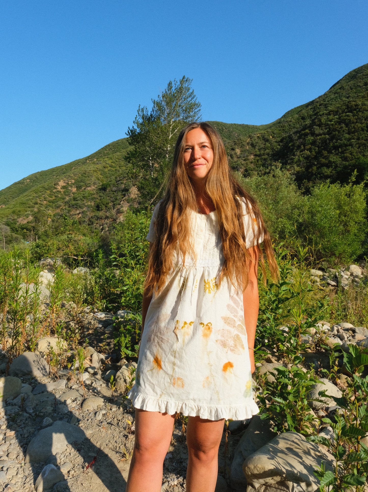 Eco-printed Brushed Cotton Laura Ashely Mini