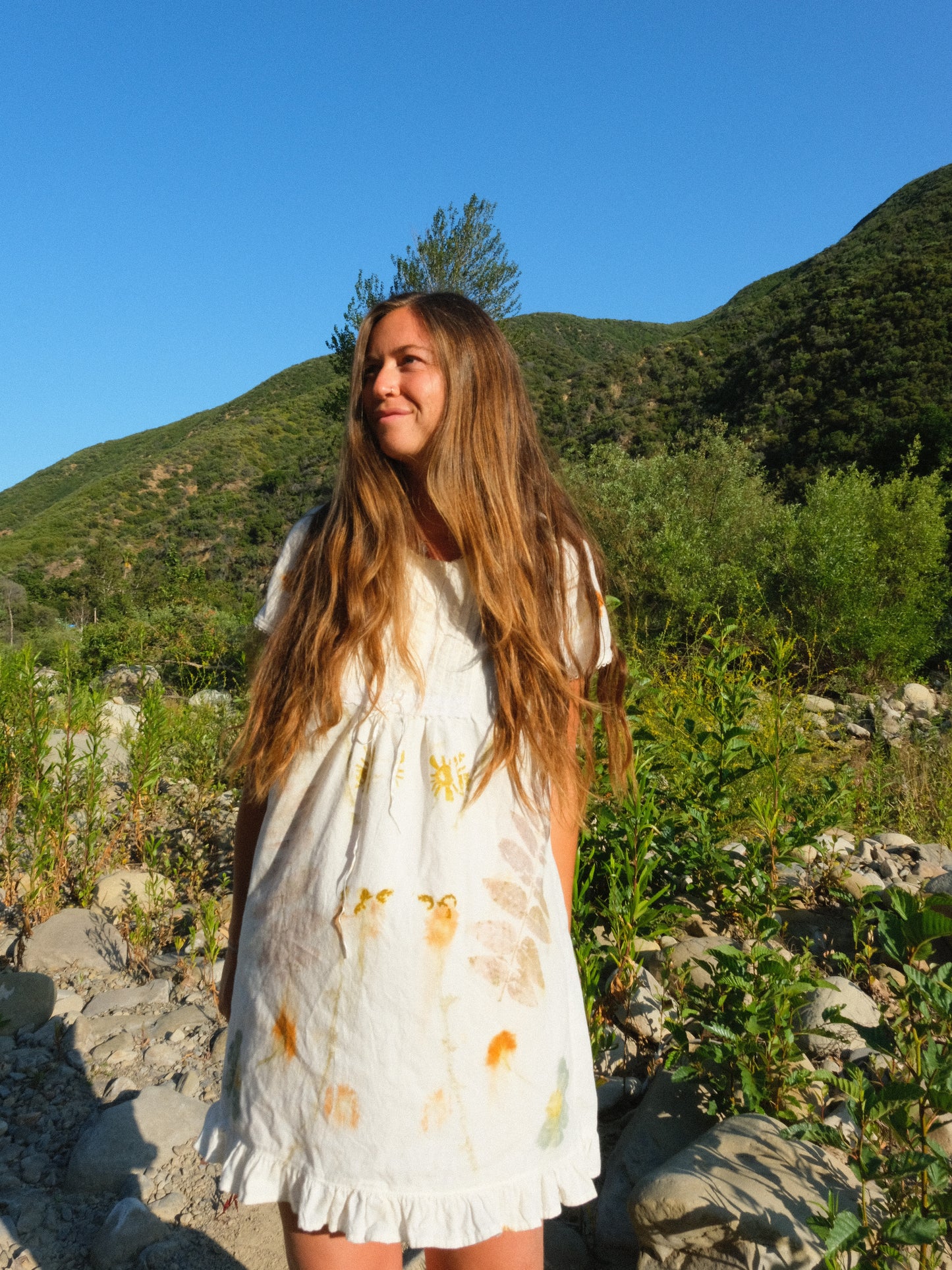 Eco-printed Brushed Cotton Laura Ashely Mini