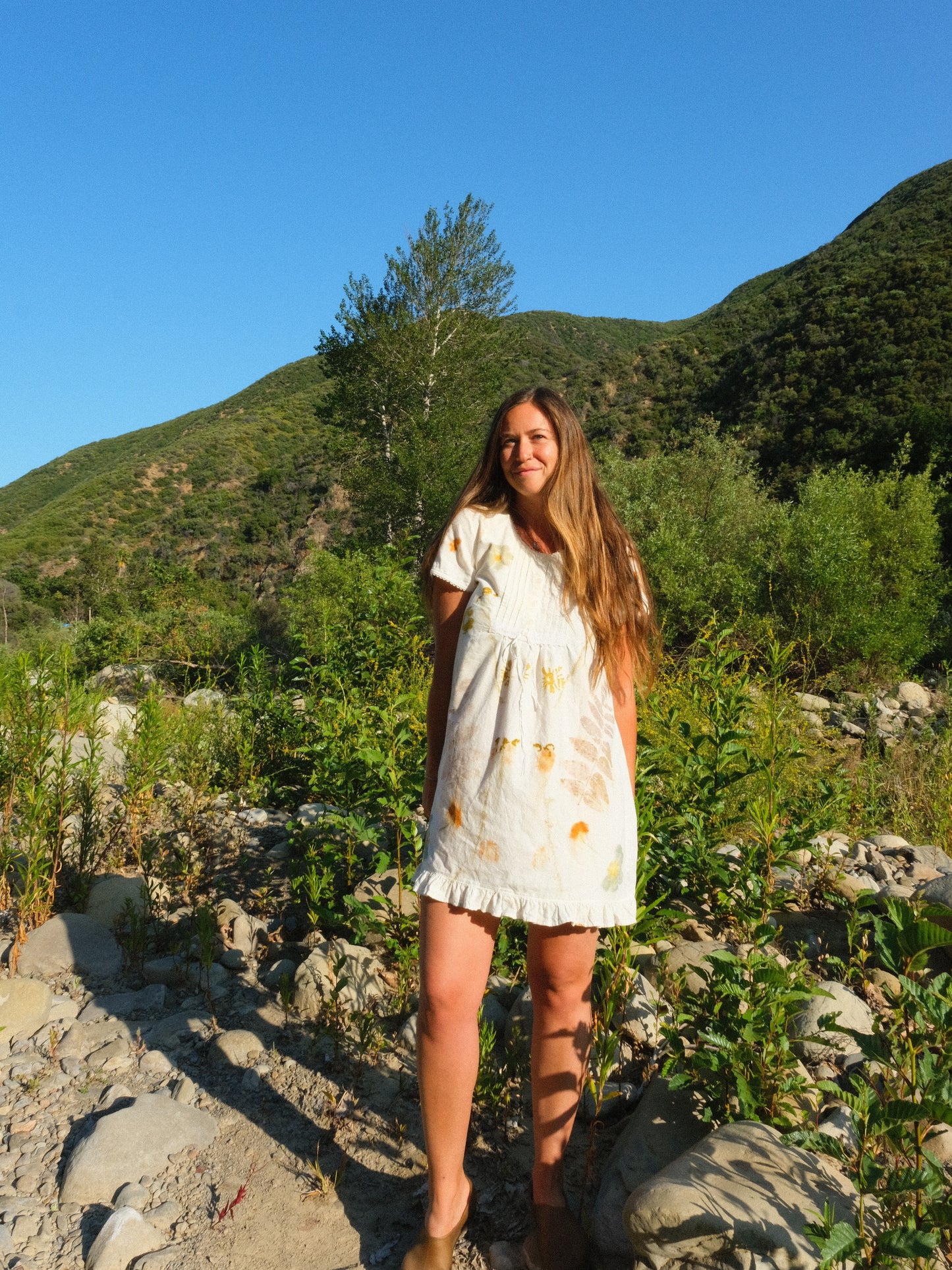 Eco-printed Brushed Cotton Laura Ashely Mini