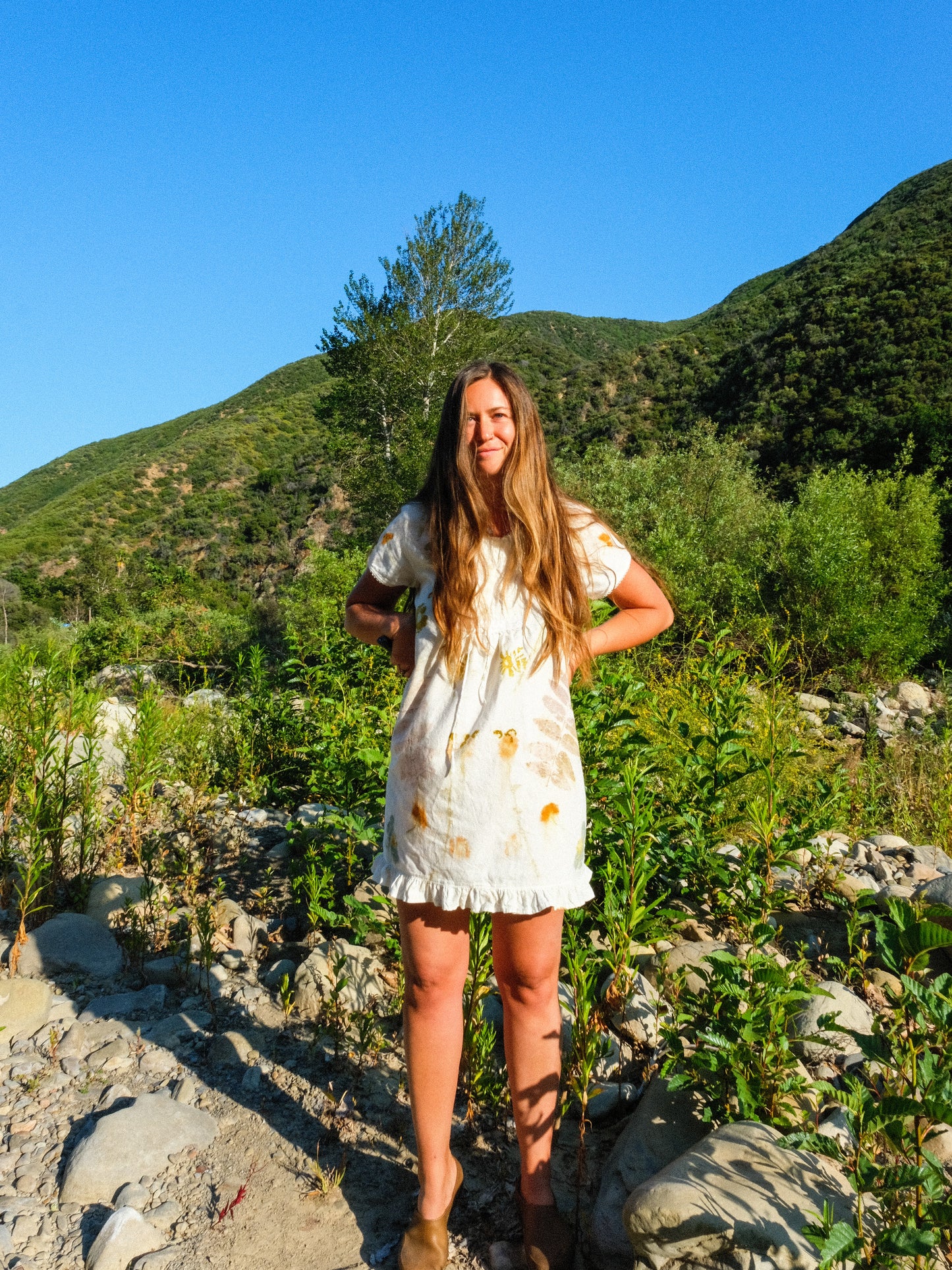 Eco-printed Brushed Cotton Laura Ashely Mini