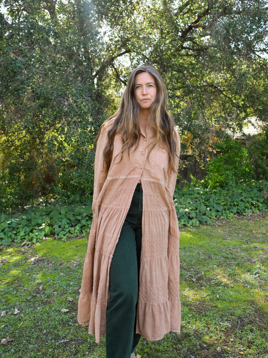 Cutch Embroidered Shirt Dress